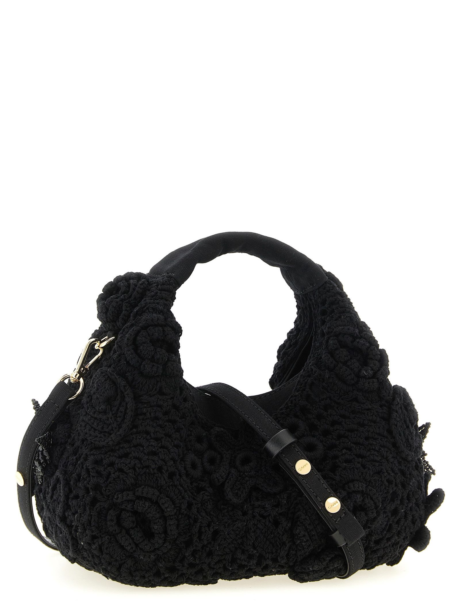 Ganni 'Mini Hobo Crochet' Handbag Size ONE SIZE - 2 Thumbnail