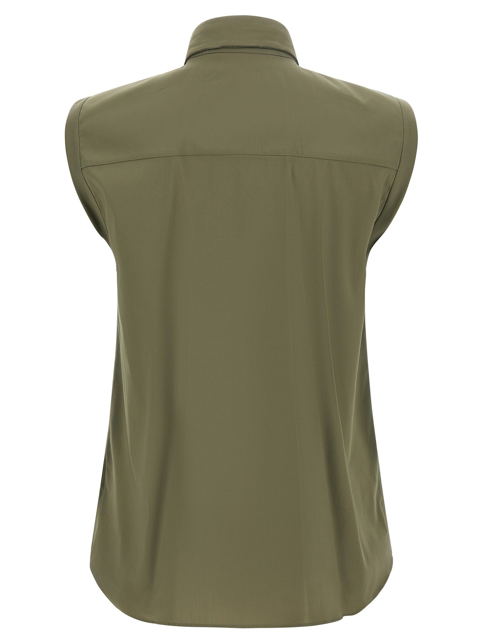 Brunello Cucinelli 'Shiny Trim' Shirt Size XXS / US 00 / IT 34 - 2 Thumbnail