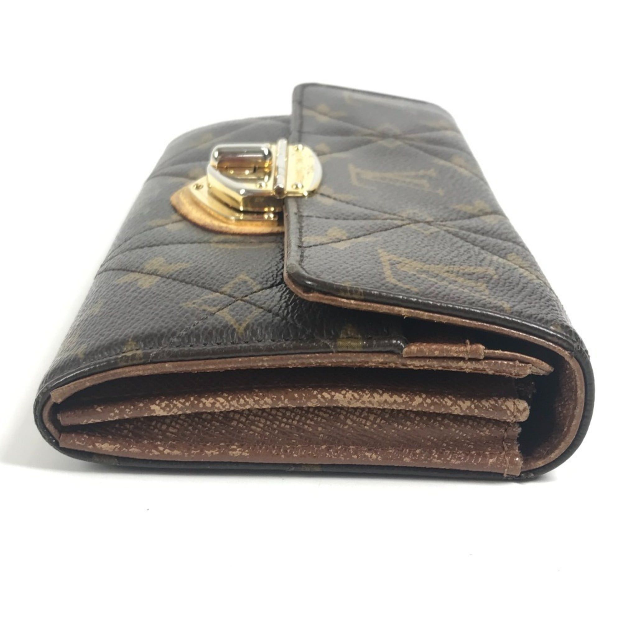 Louis Vuitton LOUIS VUITTON M66556 Monogram Etoile Portefeuille Sarah Long Wallet Flap Canvas Men's Women's Brown Size ONE SIZE - 3 Thumbnail