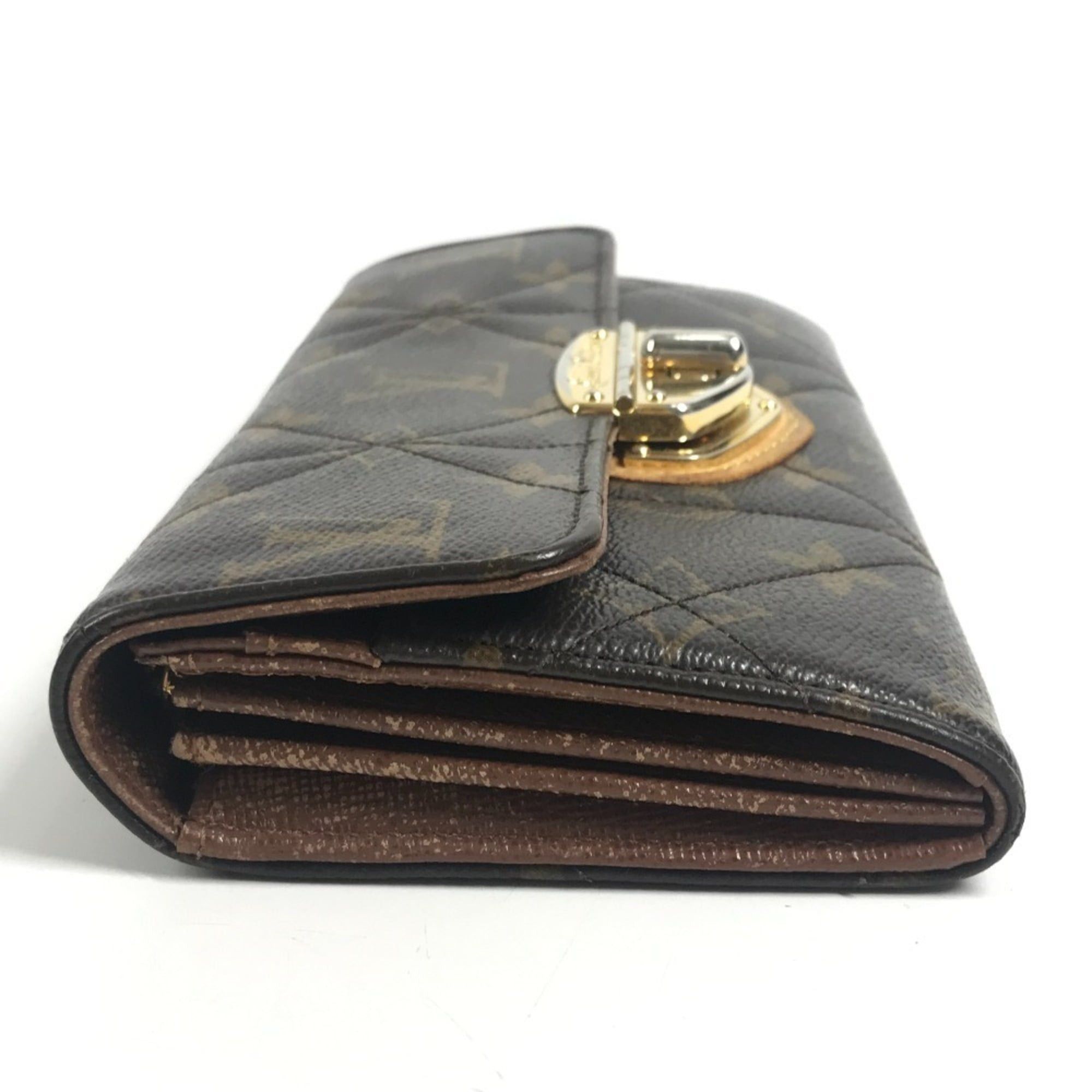 Louis Vuitton LOUIS VUITTON M66556 Monogram Etoile Portefeuille Sarah Long Wallet Flap Canvas Men's Women's Brown Size ONE SIZE - 4 Thumbnail