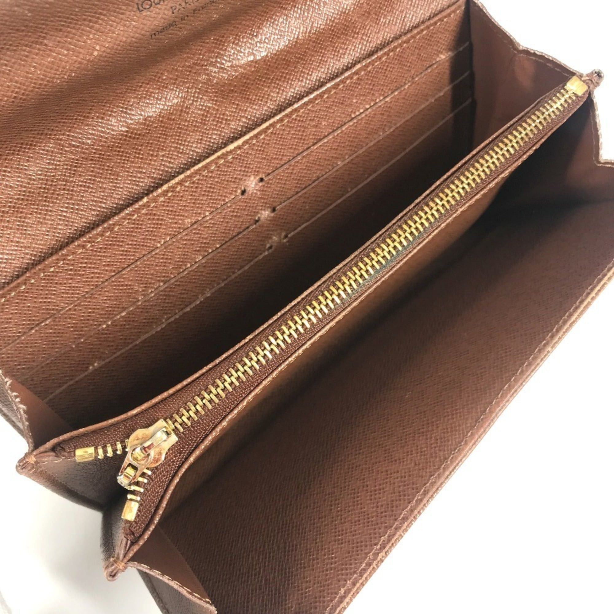 Louis Vuitton LOUIS VUITTON M66556 Monogram Etoile Portefeuille Sarah Long Wallet Flap Canvas Men's Women's Brown Size ONE SIZE - 11 Thumbnail