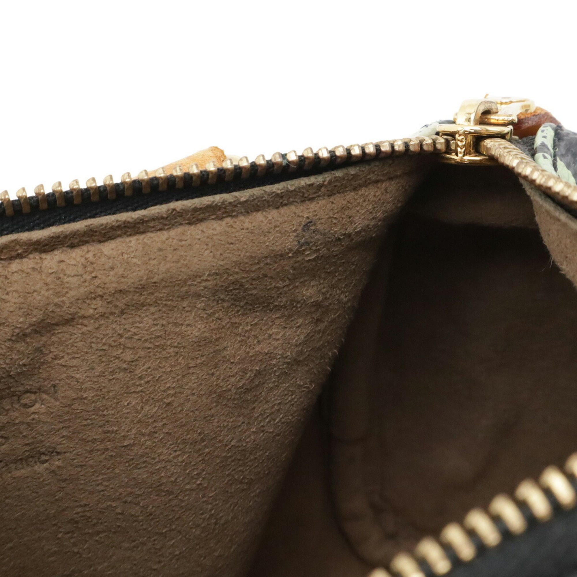 Louis Vuitton Louis Vuitton Monogram Multicolor Mini Speedy Handbag Pouch Noir Black M92644 Size ONE SIZE - 9 Thumbnail