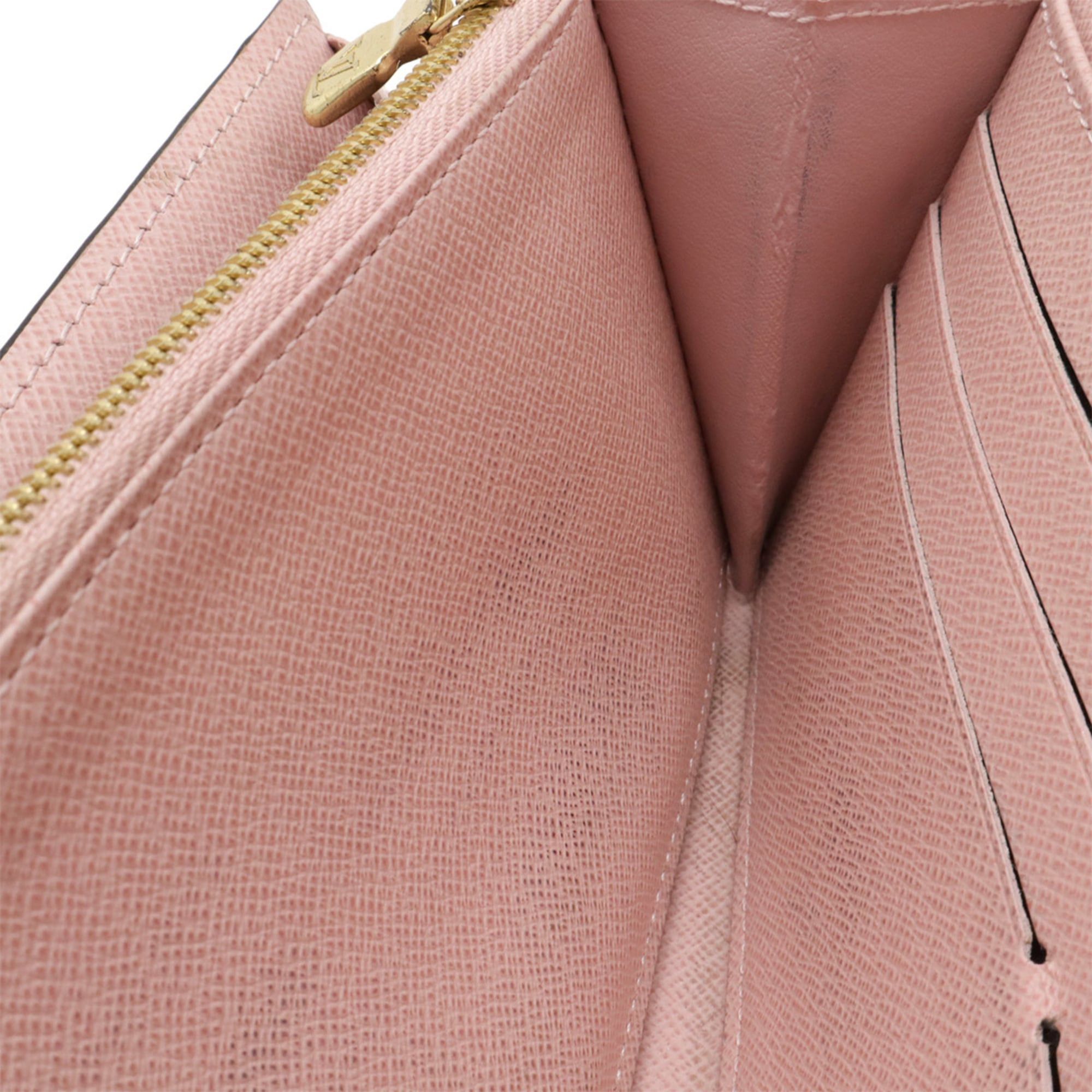 Louis Vuitton Louis Vuitton Monogram Portefeuille Sarah Bi-fold Long Wallet Rose Ballerine Baby Pink M62235 Size ONE SIZE - 7 Thumbnail