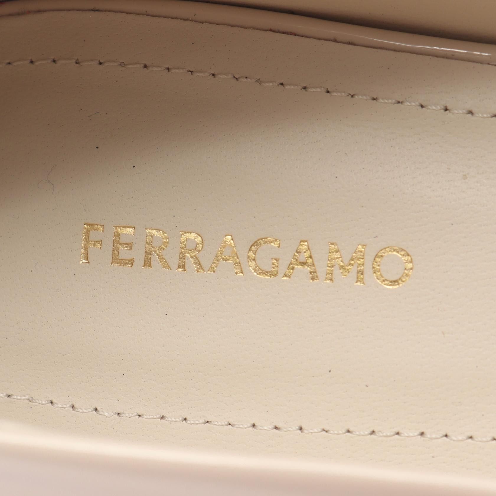 Salvatore Ferragamo Salvatore Ferragamo Salvatore Ferragamo ANNIE Patent Leather Pumps Leather Shoes DUTY FREE for USA Size ONE SIZE - 5 Thumbnail