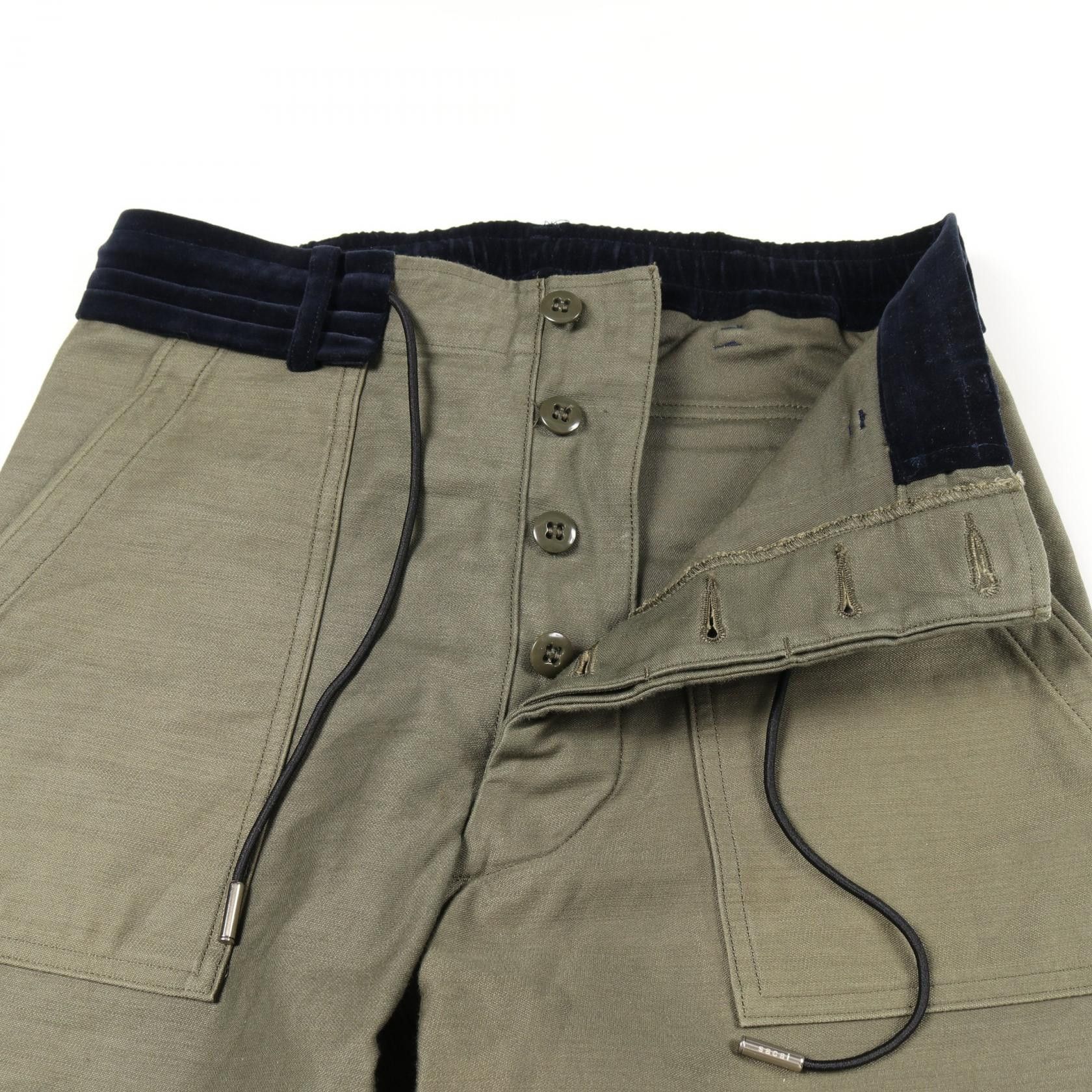Sacai Sacai Sacai sacai × WTAPS WMILL-TROUSER 02 cotton trousers Textile Pants DUTY FREE for USA Size ONE SIZE - 5 Thumbnail