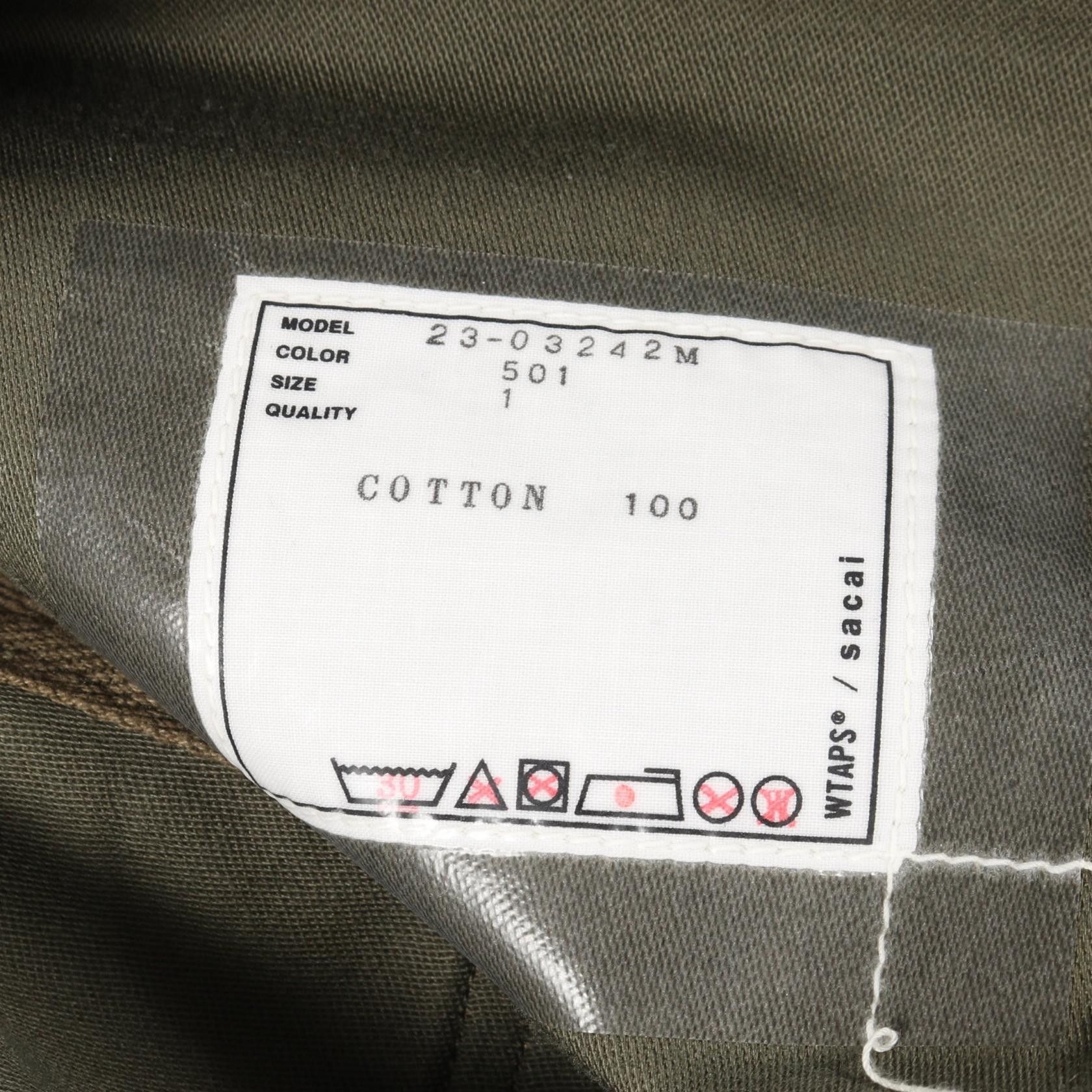 Sacai Sacai Sacai sacai × WTAPS WMILL-TROUSER 02 cotton trousers Textile Pants DUTY FREE for USA Size ONE SIZE - 3 Thumbnail