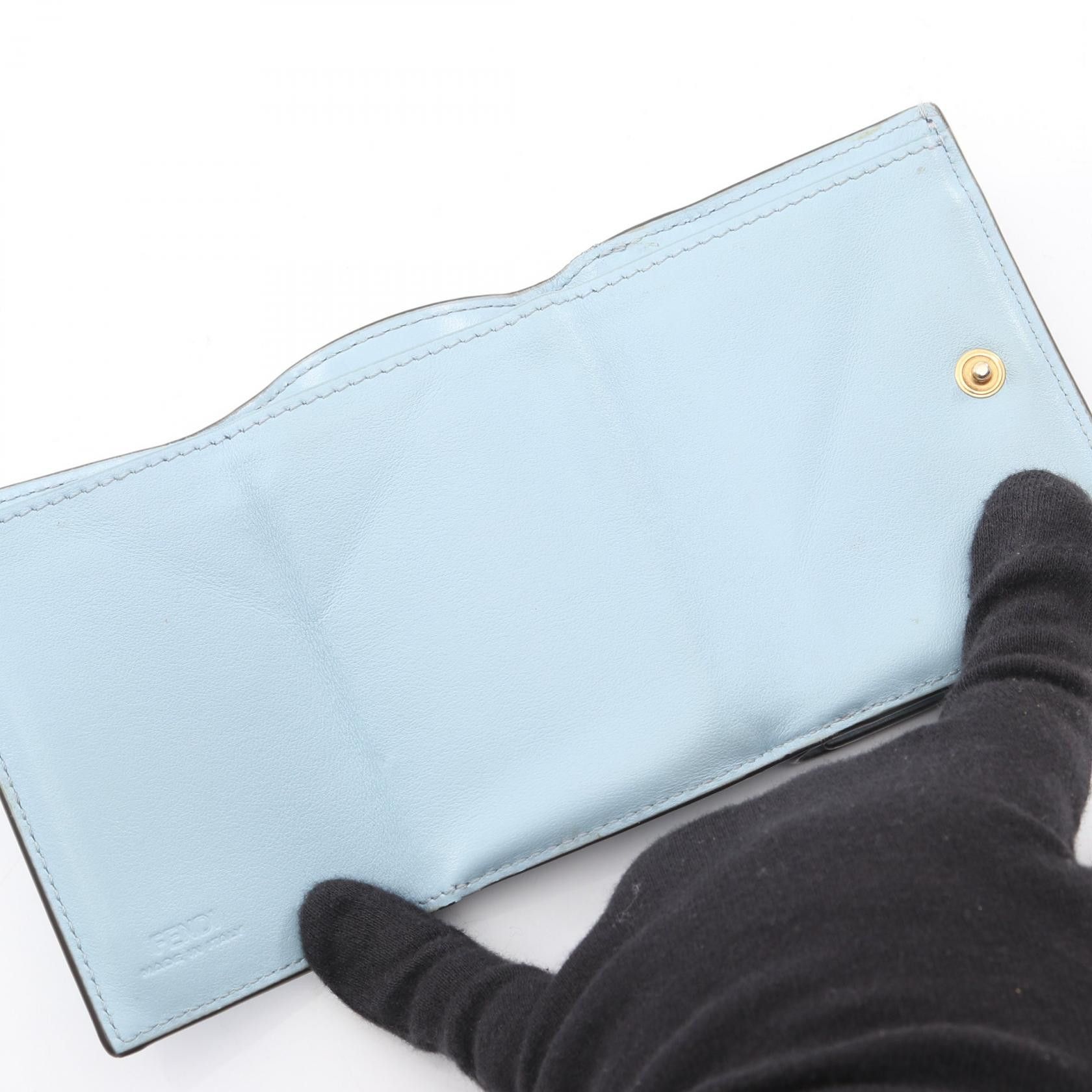 Fendi Fendi Fendi Trifold Wallet Leather Leather Short Wallet 8M0395 DUTY FREE for USA Size ONE SIZE - 3 Thumbnail