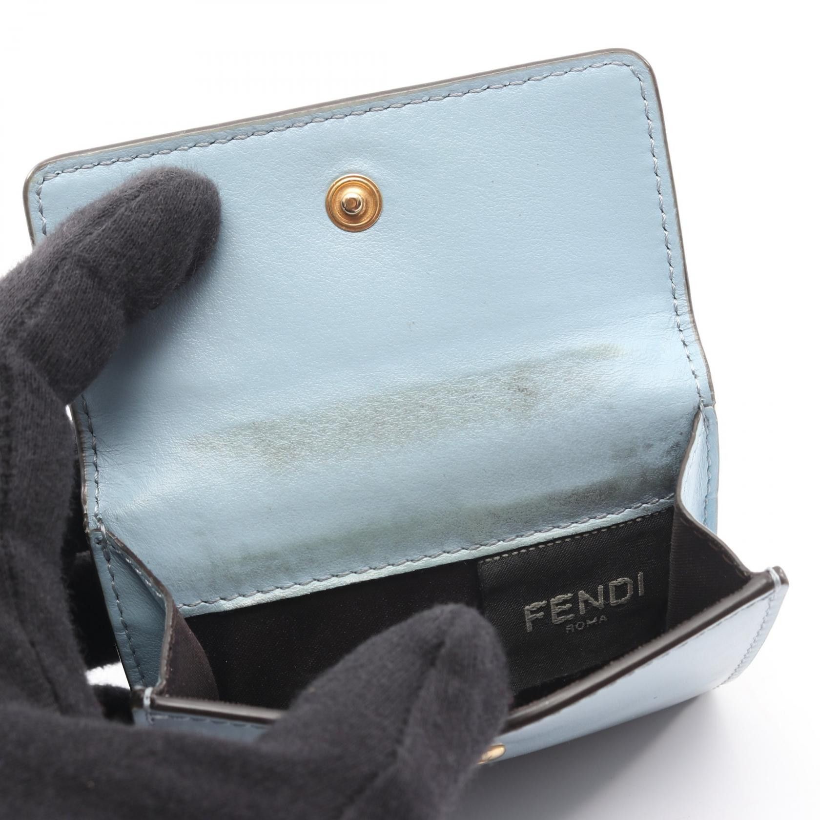 Fendi Fendi Fendi Trifold Wallet Leather Leather Short Wallet 8M0395 DUTY FREE for USA Size ONE SIZE - 6 Thumbnail