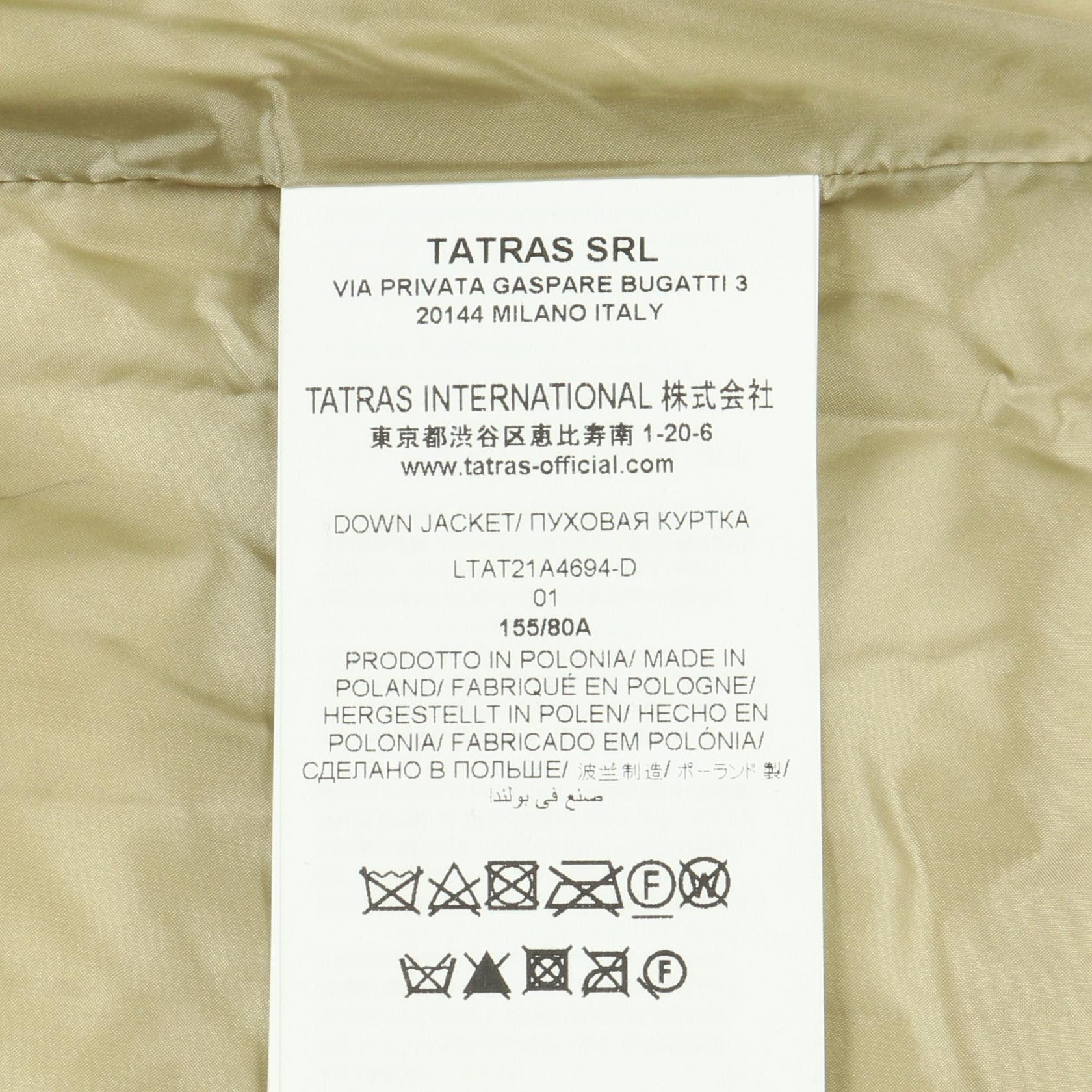 Other Other TATRAS POLITEAMA Down Jacket Textile Outerwear LTAT21A4694 DUTY FREE for USA Size ONE SIZE - 4 Thumbnail