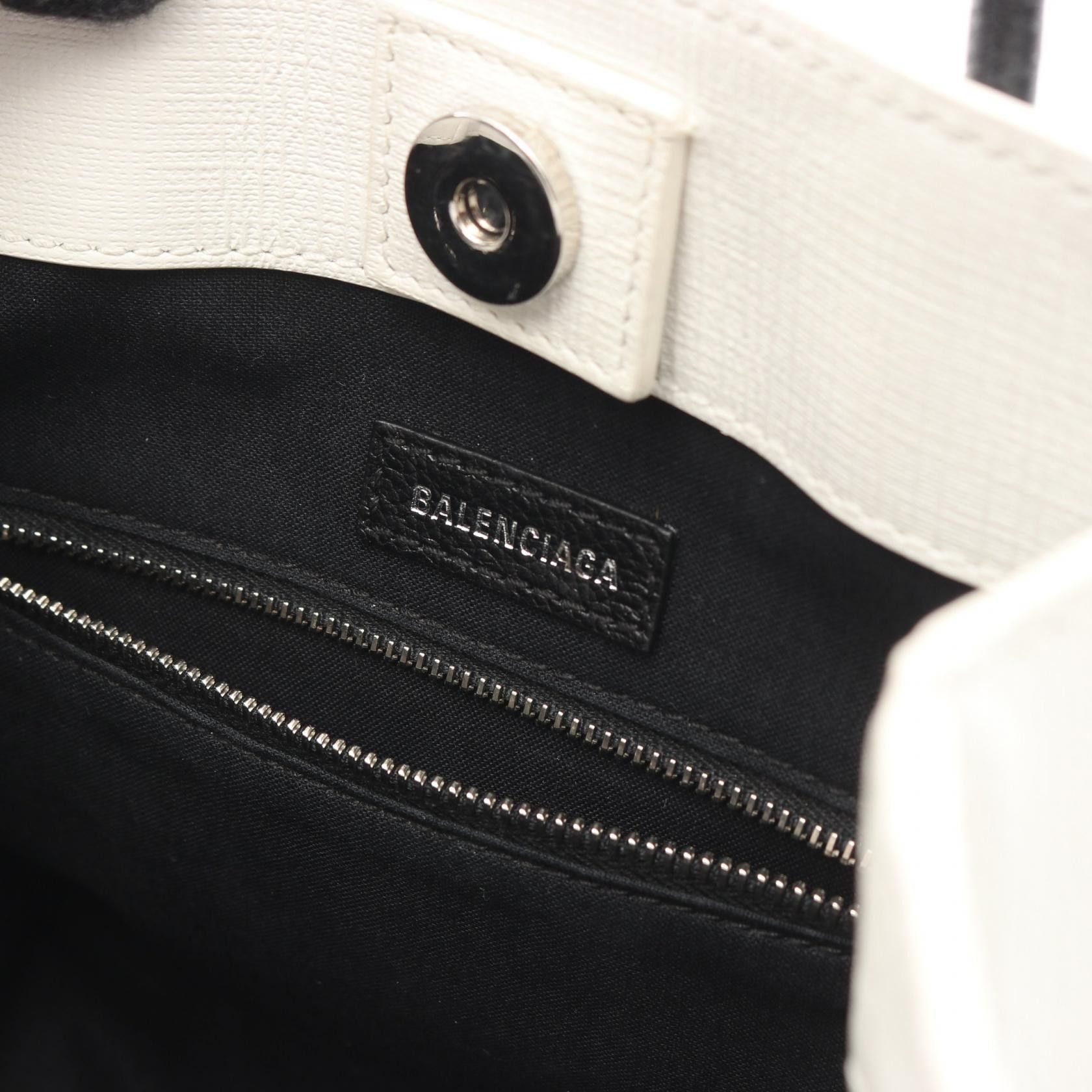 Balenciaga Balenciaga Balenciaga Shopping Tote PVC Coated Canvas Leather Handbag Plastic / Synthetic Handbag 597858 DUTY FREE for USA Size ONE SIZE - 4 Thumbnail