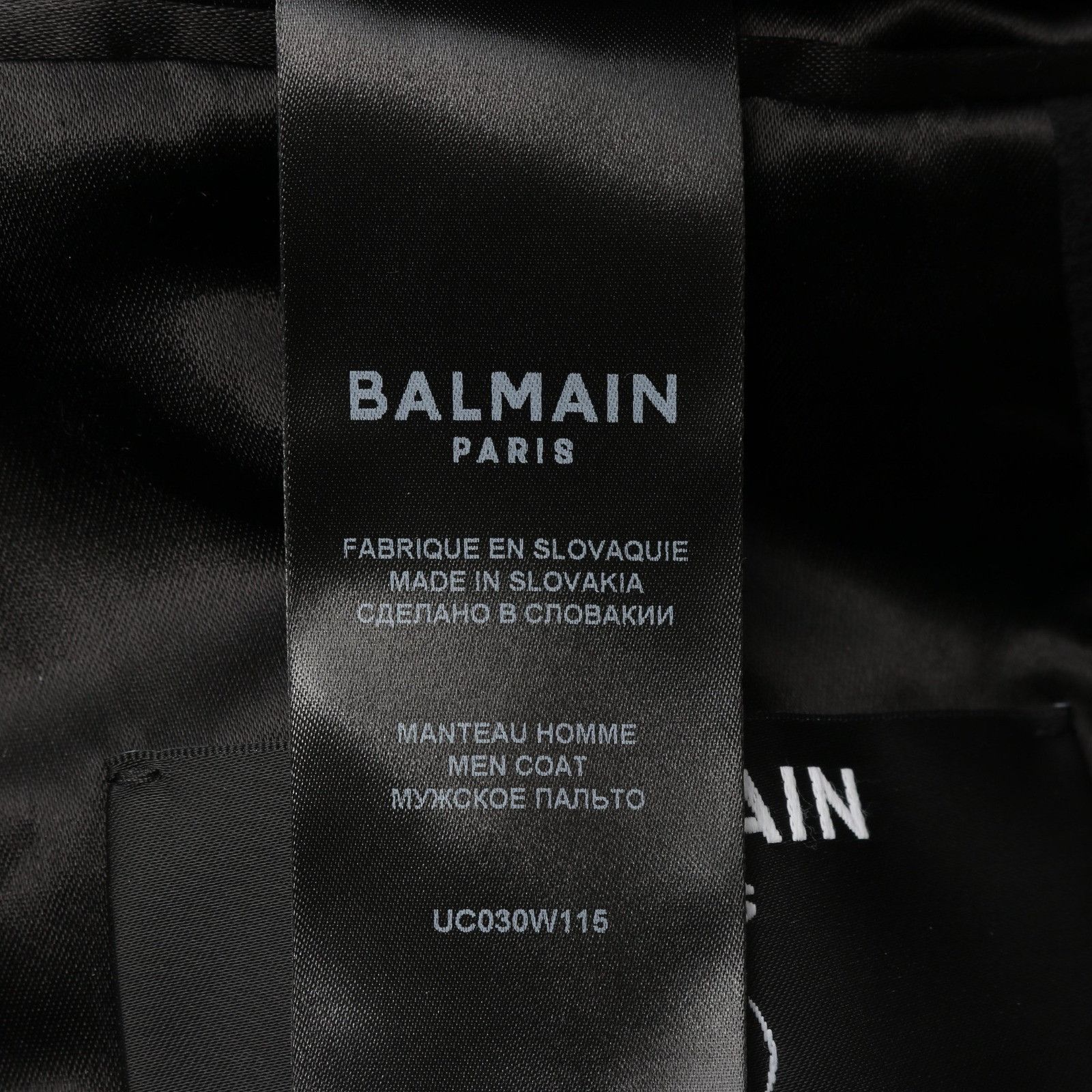 Balmain Balmain Balmain Wool Outerwear Textile Outerwear DUTY FREE for USA Size ONE SIZE - 5 Thumbnail