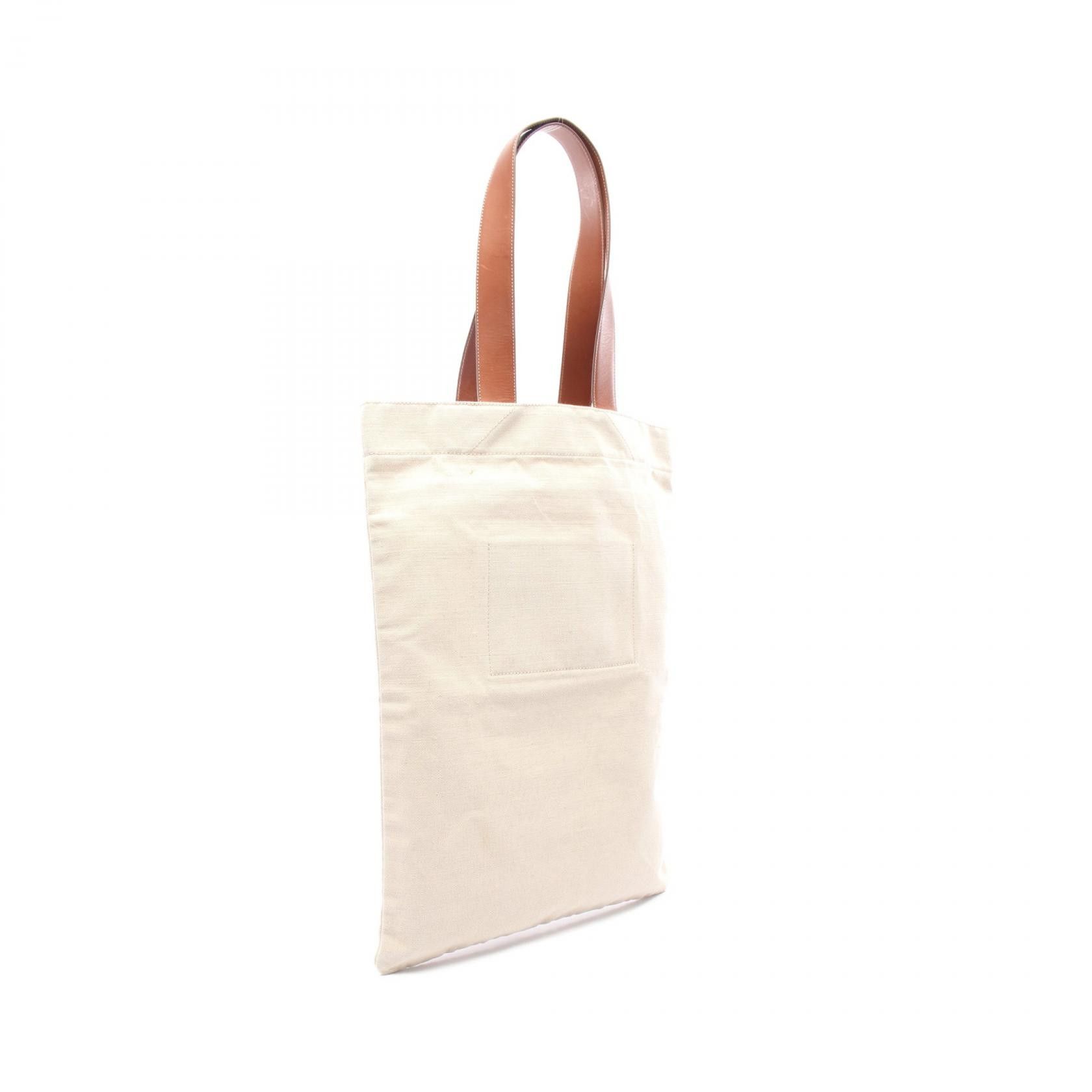 Jil Sander Jil Sander Jil Sander FLAT SHOPPER leather tote bag Textile Tote Bag DUTY FREE for USA Size ONE SIZE - 2 Thumbnail