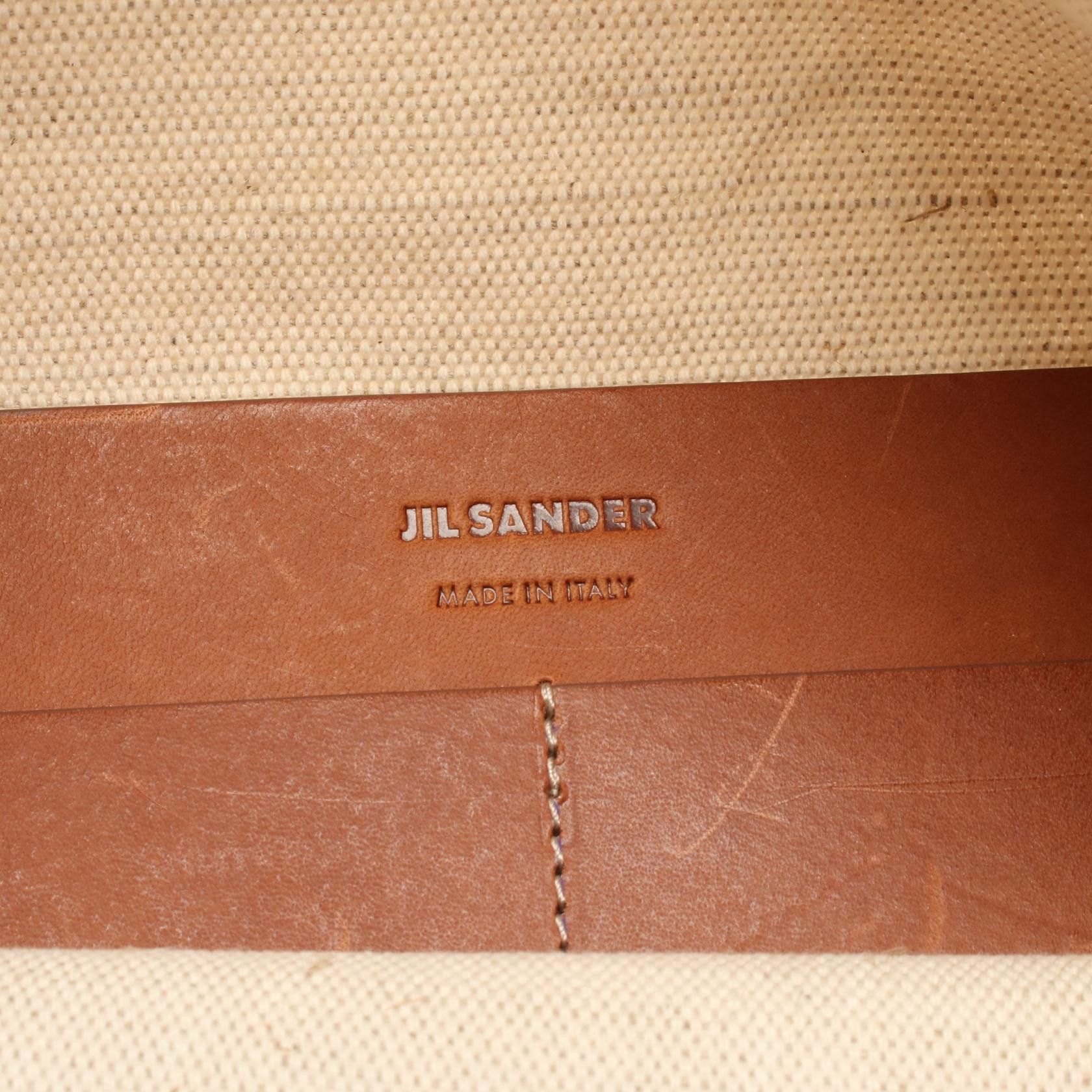 Jil Sander Jil Sander Jil Sander FLAT SHOPPER leather tote bag Textile Tote Bag DUTY FREE for USA Size ONE SIZE - 4 Thumbnail