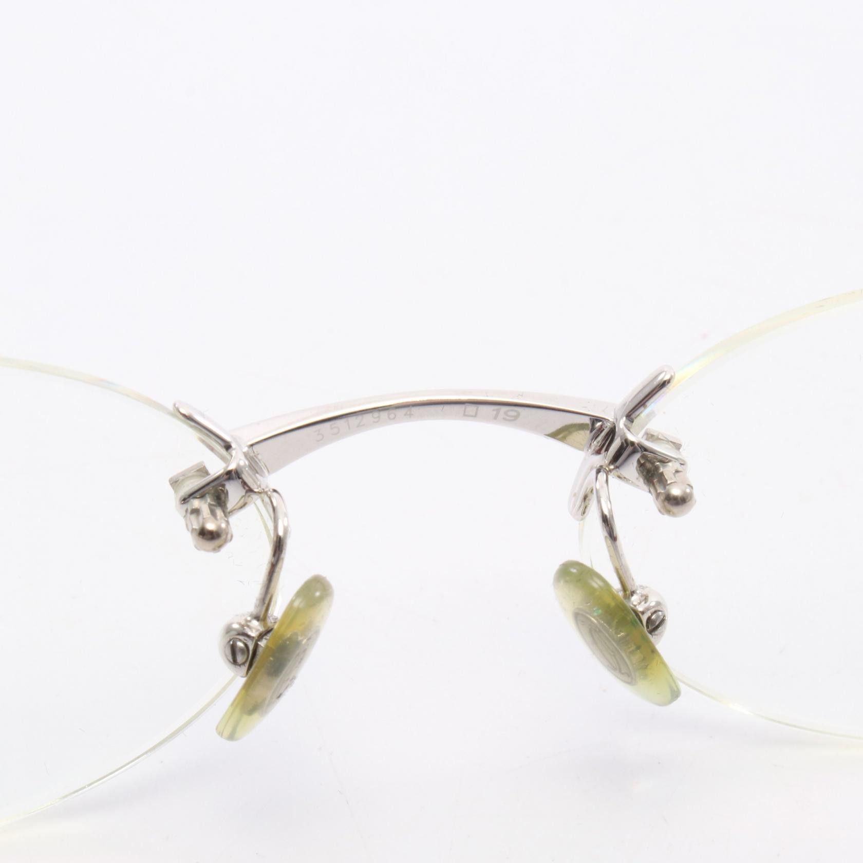 Cartier Cartier Cartier Rimless Wood Metal Glasses Plant-based Glasses DUTY FREE for USA Size ONE SIZE - 5 Thumbnail