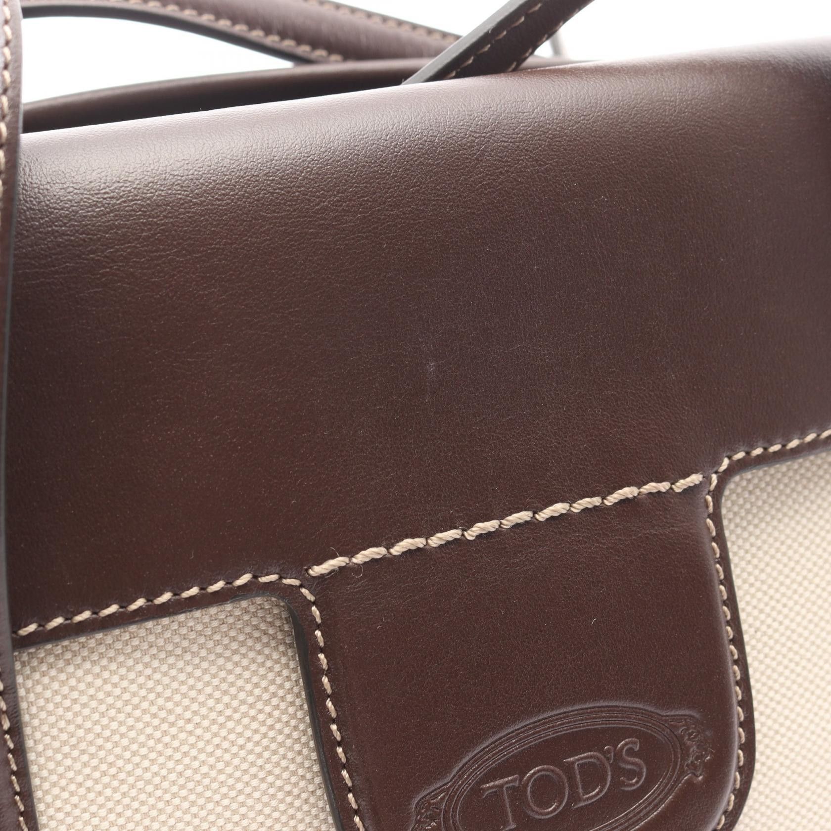 Tod's Tod's Tod's New Joy Leather Tote Bag Textile Tote Bag DUTY FREE for USA Size ONE SIZE - 6 Thumbnail