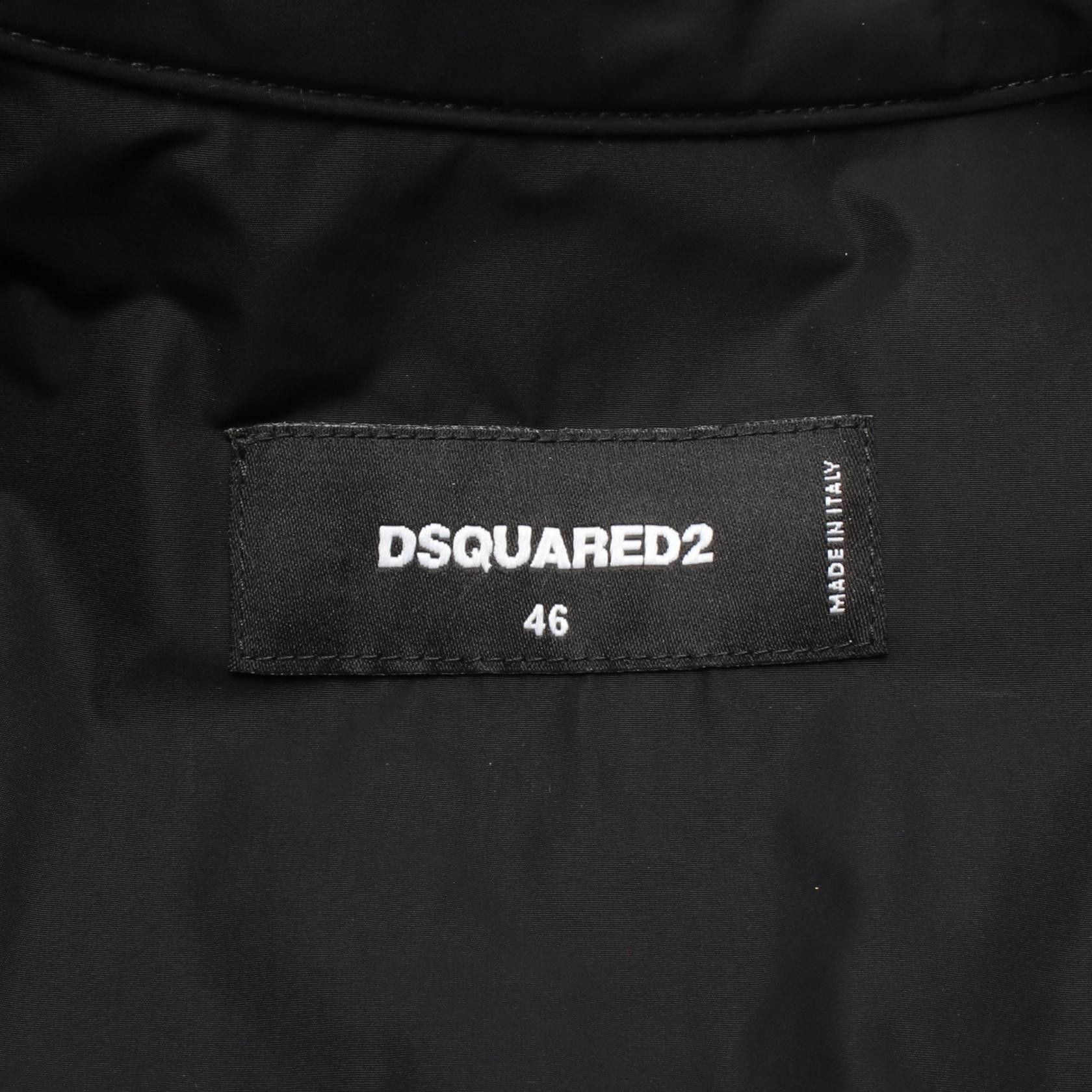 Dsquared2 Dsquared2 DSQUARED2 Drop Shoulder Shirt Polyester Outerwear Textile Outerwear DUTY FREE for USA Size ONE SIZE - 3 Thumbnail