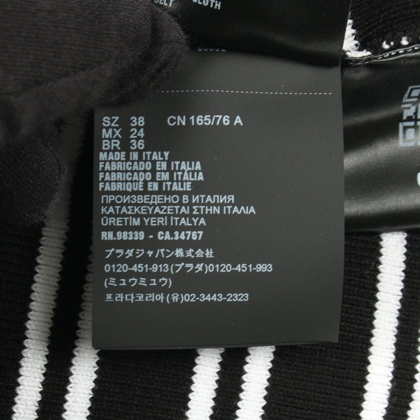 Prada Prada Prada logo embroidery cotton knit top Textile Tops DUTY FREE for USA Size ONE SIZE - 5 Thumbnail
