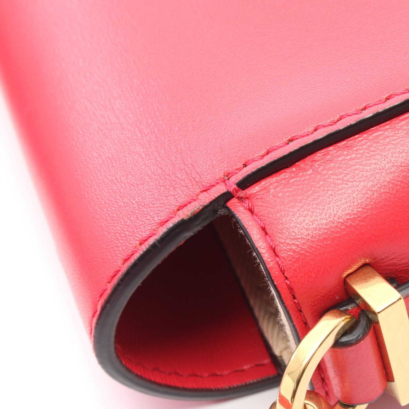Valentino Valentino Valentino Garavani Walk Vlogo Leather Shoulder Bag Leather Shoulder Bag DUTY FREE for USA Size ONE SIZE - 8 Thumbnail