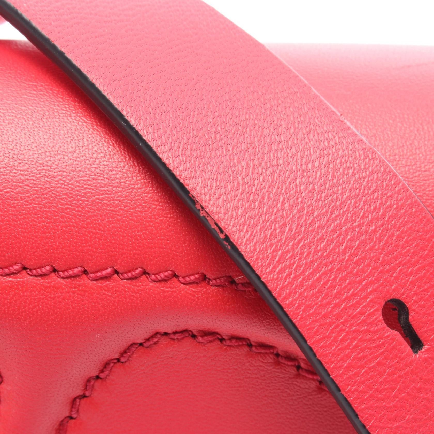 Valentino Valentino Valentino Garavani Walk Vlogo Leather Shoulder Bag Leather Shoulder Bag DUTY FREE for USA Size ONE SIZE - 6 Thumbnail