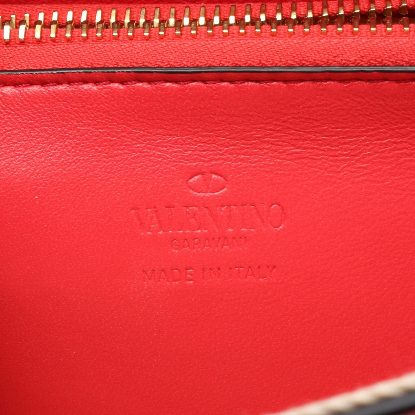 Valentino Valentino Valentino Garavani Walk Vlogo Leather Shoulder Bag Leather Shoulder Bag DUTY FREE for USA Size ONE SIZE - 4 Thumbnail