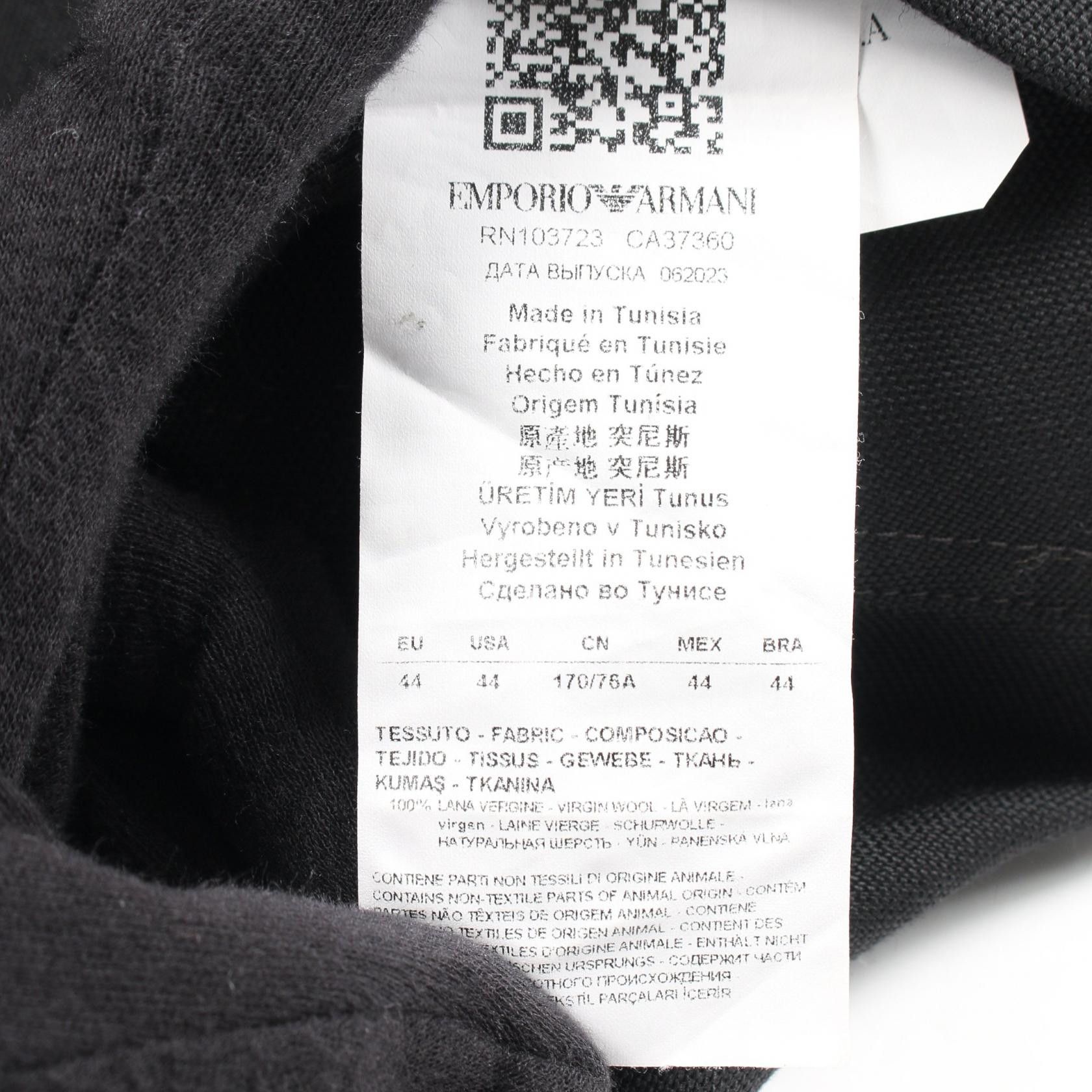 Emporio Armani Emporio Armani Emporio Armani Wool Pants Textile Bottoms DUTY FREE for USA Size ONE SIZE - 4 Thumbnail