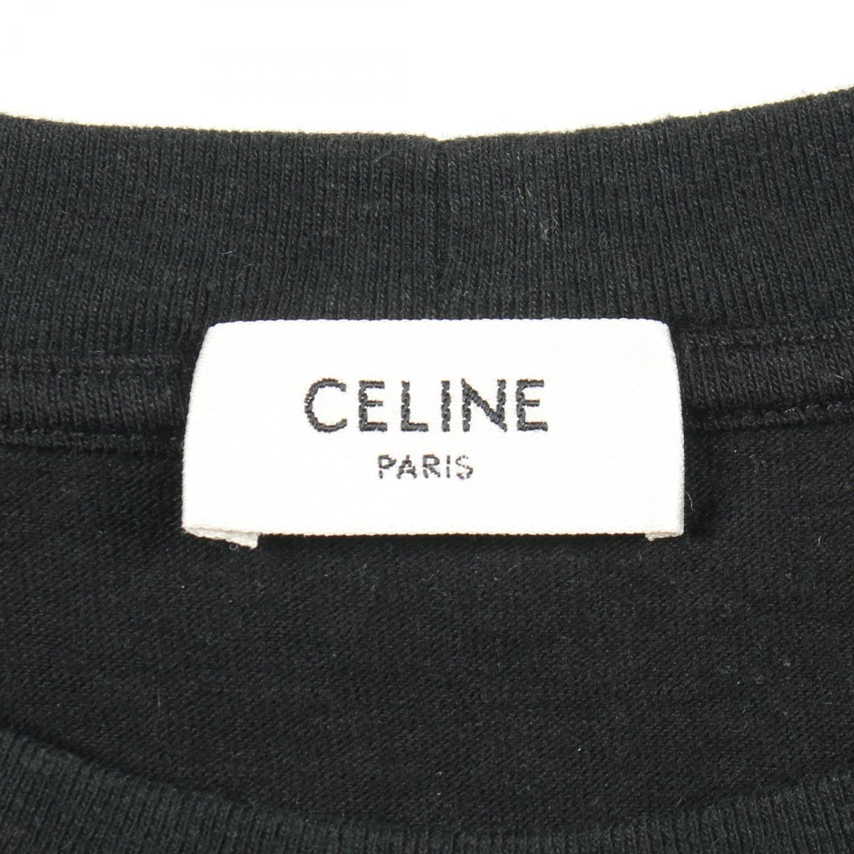 Celine Celine CELINE Cotton Short Sleeve Top Textile T-Shirts DUTY FREE for USA Size ONE SIZE - 3 Thumbnail