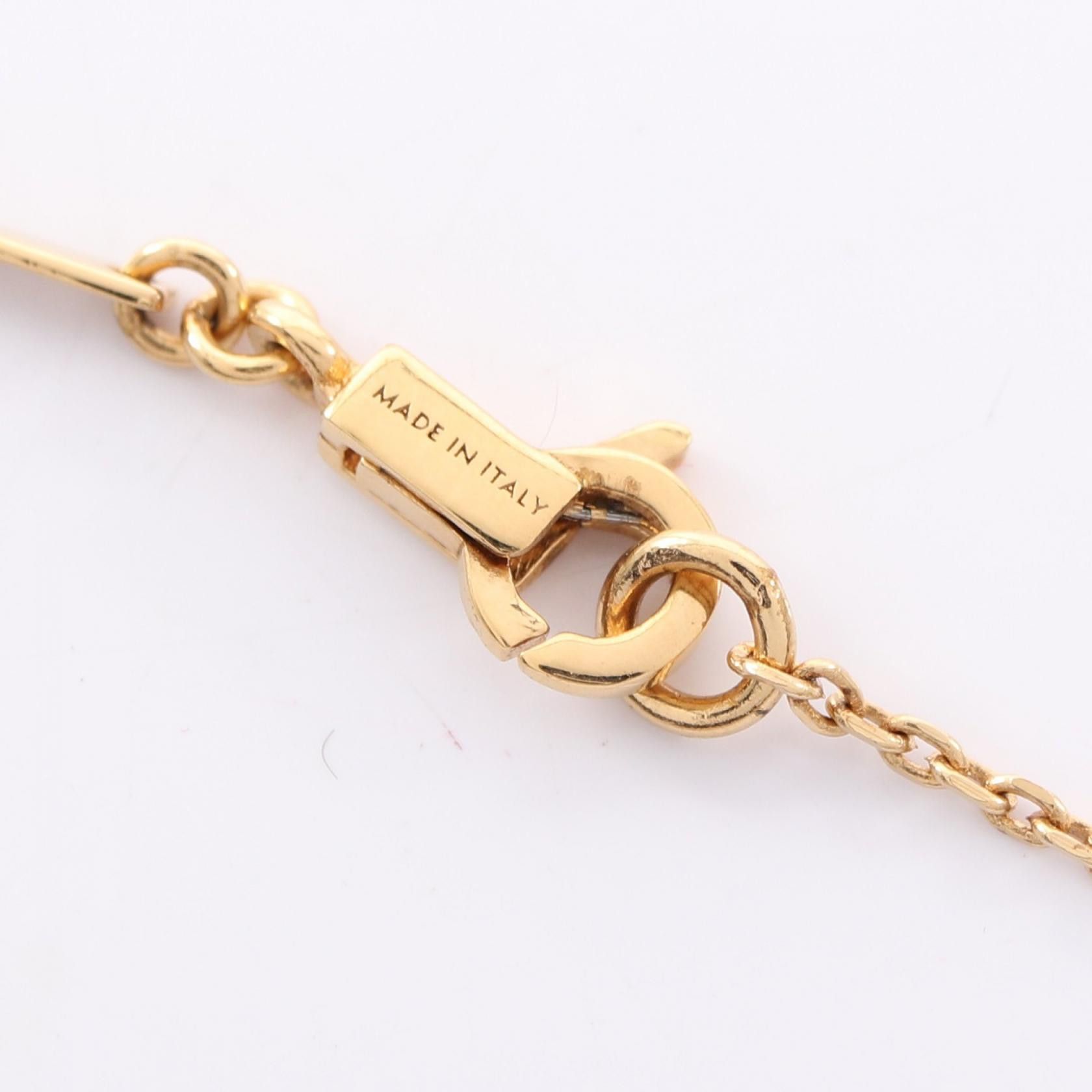 Celine Celine CELINE Triomphe Sparkle Necklace Metal Necklace DUTY FREE for USA Size ONE SIZE - 4 Thumbnail