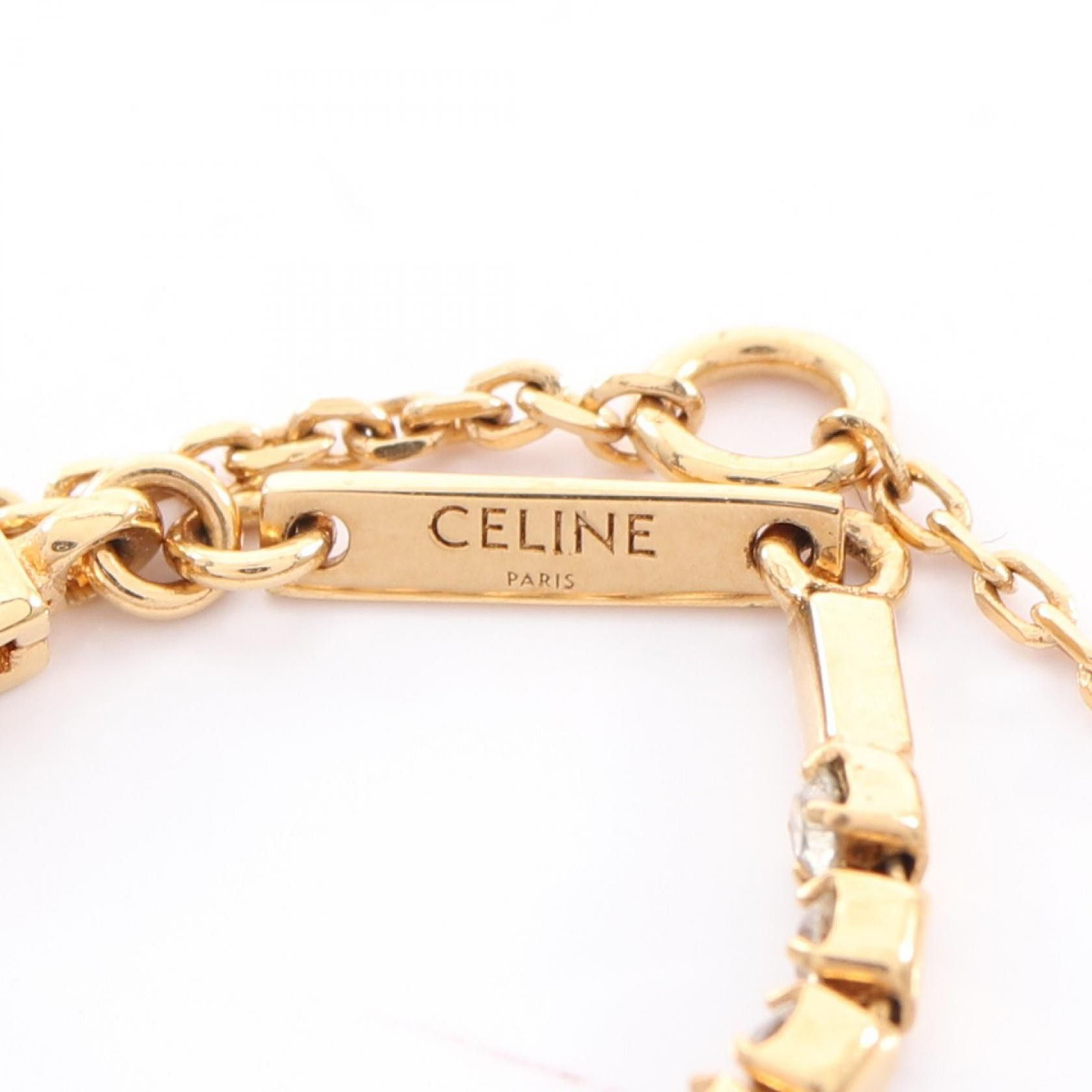 Celine Celine CELINE Triomphe Sparkle Necklace Metal Necklace DUTY FREE for USA Size ONE SIZE - 5 Thumbnail