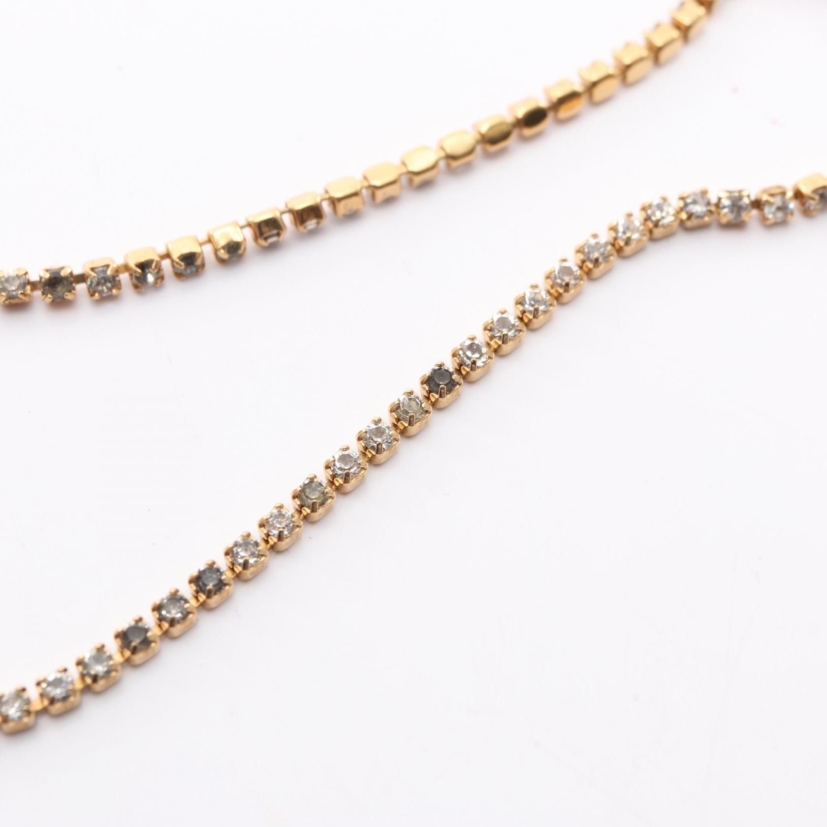 Celine Celine CELINE Triomphe Sparkle Necklace Metal Necklace DUTY FREE for USA Size ONE SIZE - 7 Thumbnail