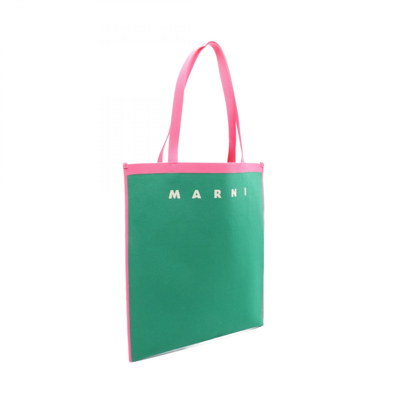 Marni Marni Marni Logo Tote Bag Textile Tote Bag SHMP0072A0 DUTY FREE for USA Size ONE SIZE - 2 Thumbnail