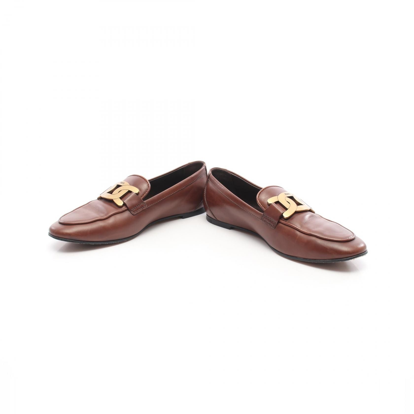 Tod's Tod's TOD'S Kate Leather Loafers Leather Shoes DUTY FREE for USA Size ONE SIZE - 3 Thumbnail
