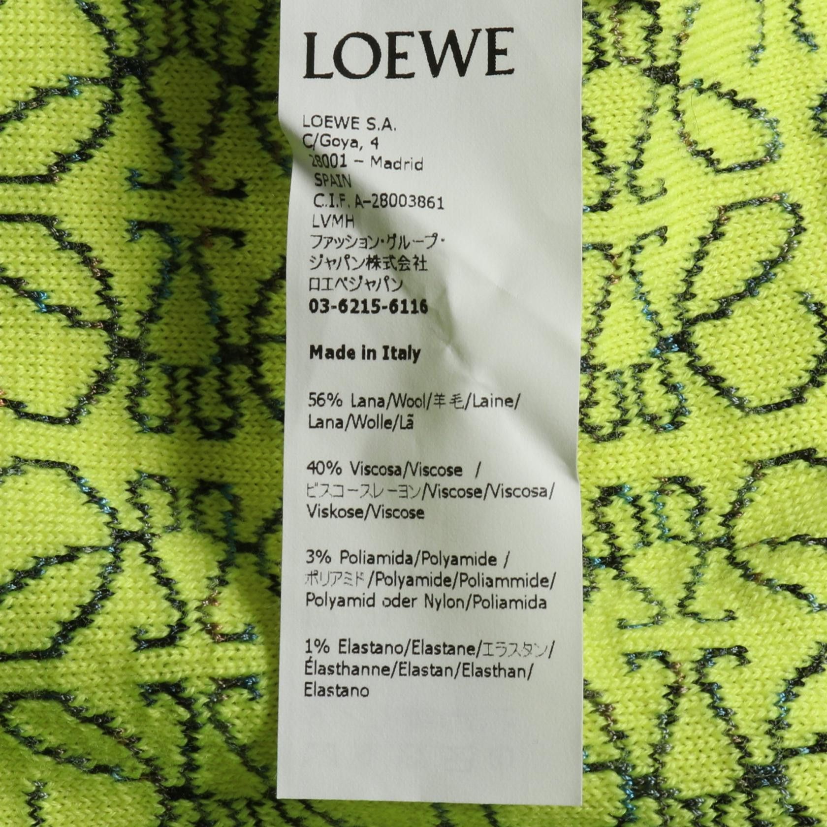Loewe Loewe Loewe Anagram Wool Rayon Knit Top Textile Tops DUTY FREE for USA Size ONE SIZE - 4 Thumbnail