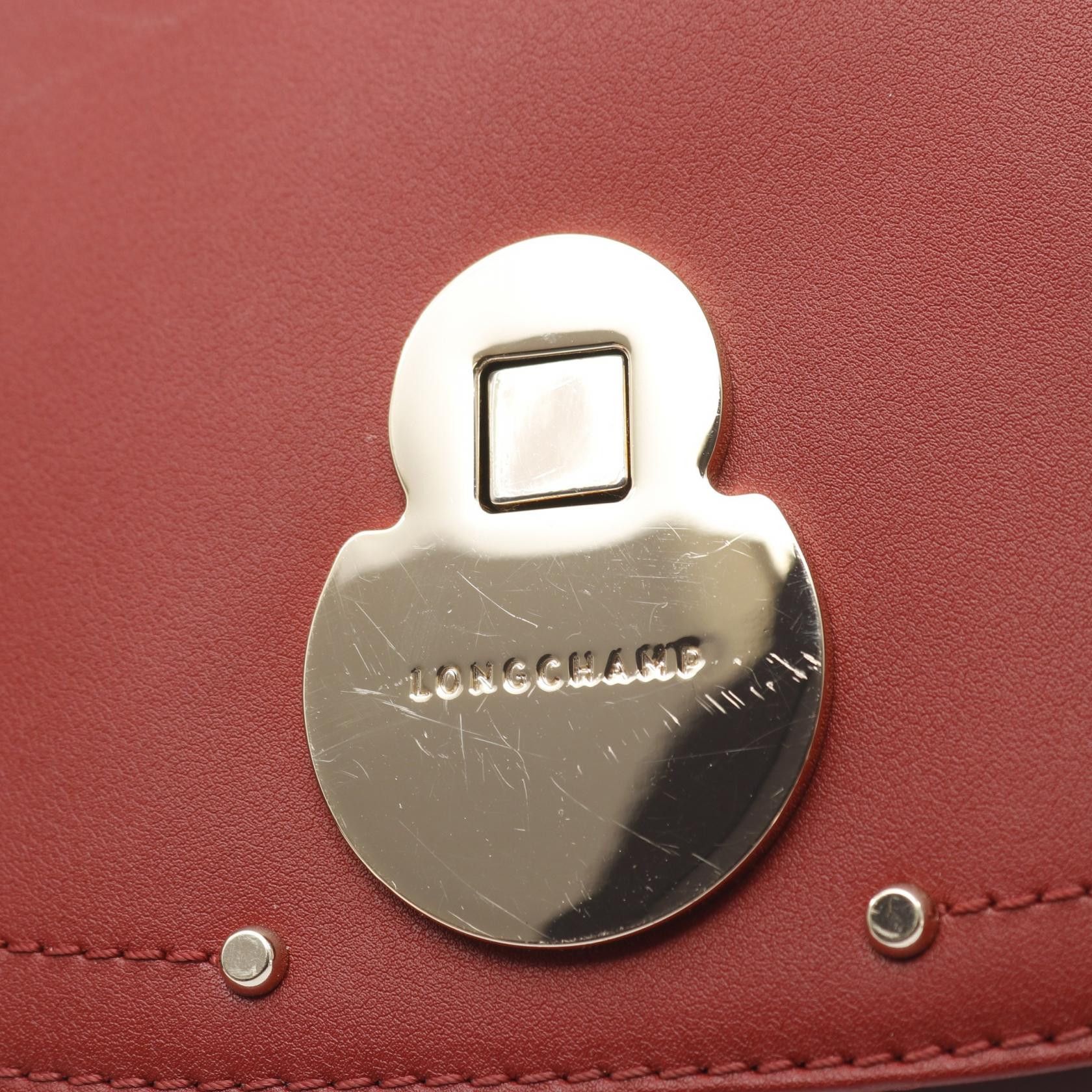 Longchamp Longchamp Longchamp Cavalcade Leather Shoulder Bag Leather Shoulder Bag DUTY FREE for USA Size ONE SIZE - 5 Thumbnail