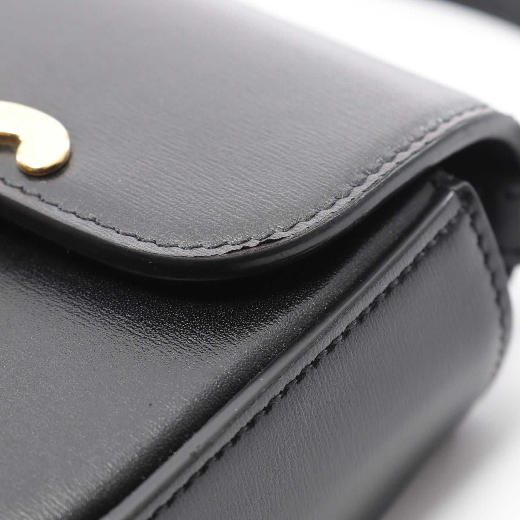 Celine Celine CELINE Mini Claude Triomphe Leather Shoulder Bag Leather Shoulder Bag 10I513 DUTY FREE for USA Size ONE SIZE - 7 Thumbnail