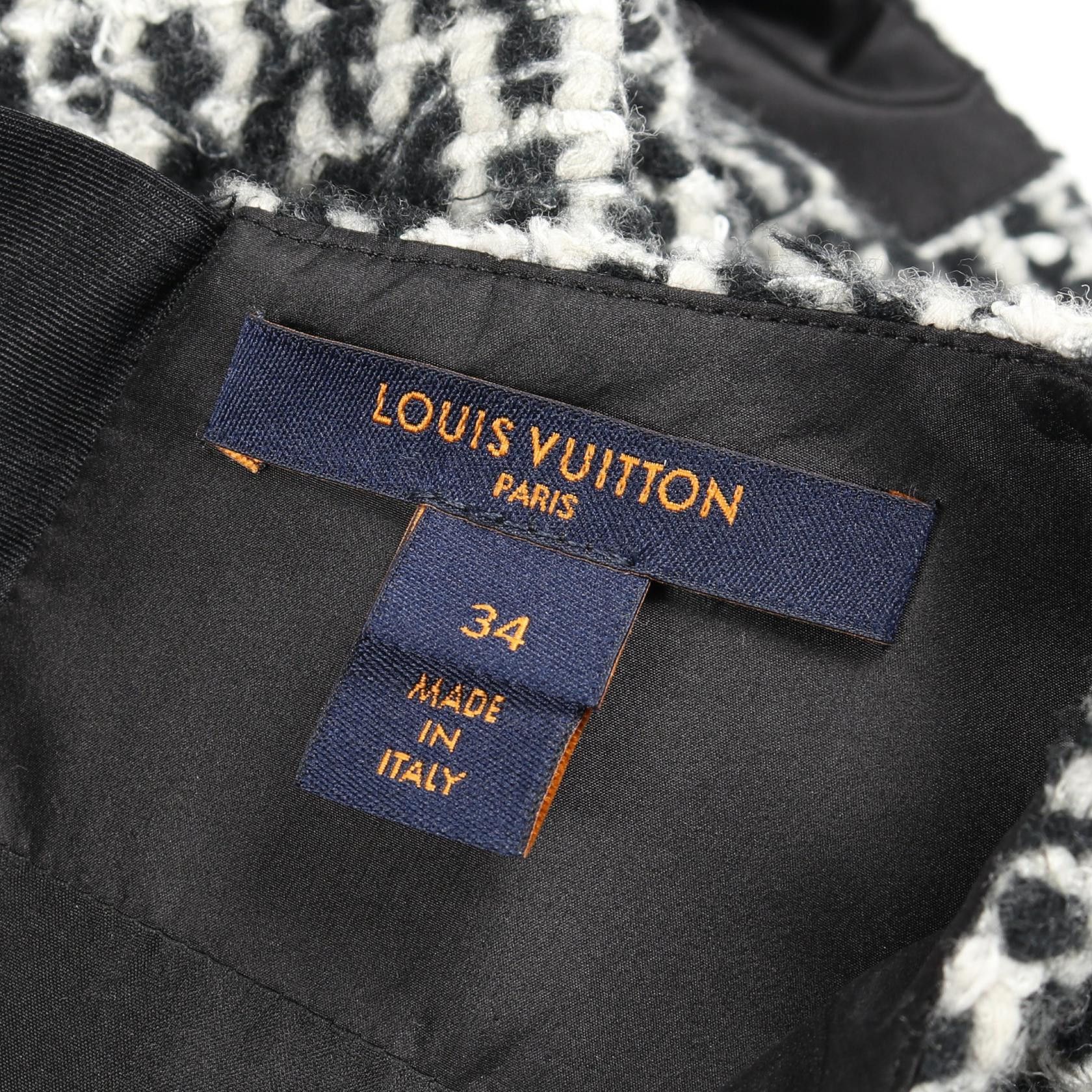 Louis Vuitton Louis Vuitton Louis Vuitton Skater Dress Wool Dress Textile Dresses DUTY FREE for USA Size ONE SIZE - 3 Thumbnail
