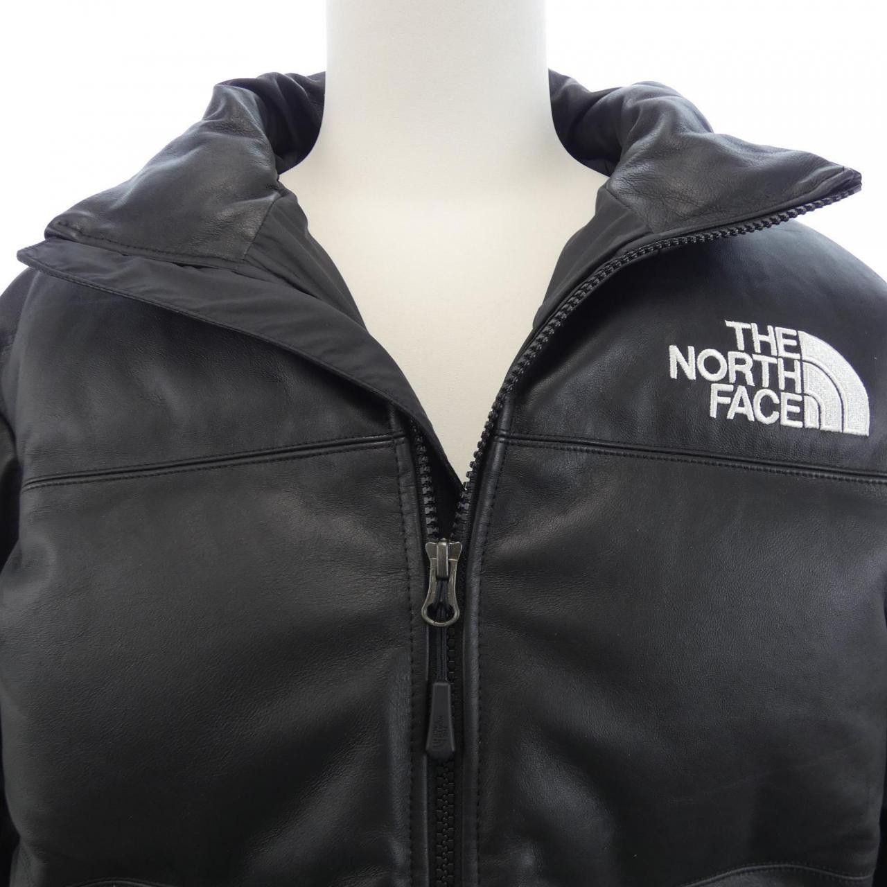 Supreme Supreme Supreme The North Face Leather Down Jacket Leather Outerwear ND91702I DUTY FREE for USA Size ONE SIZE - 5 Thumbnail