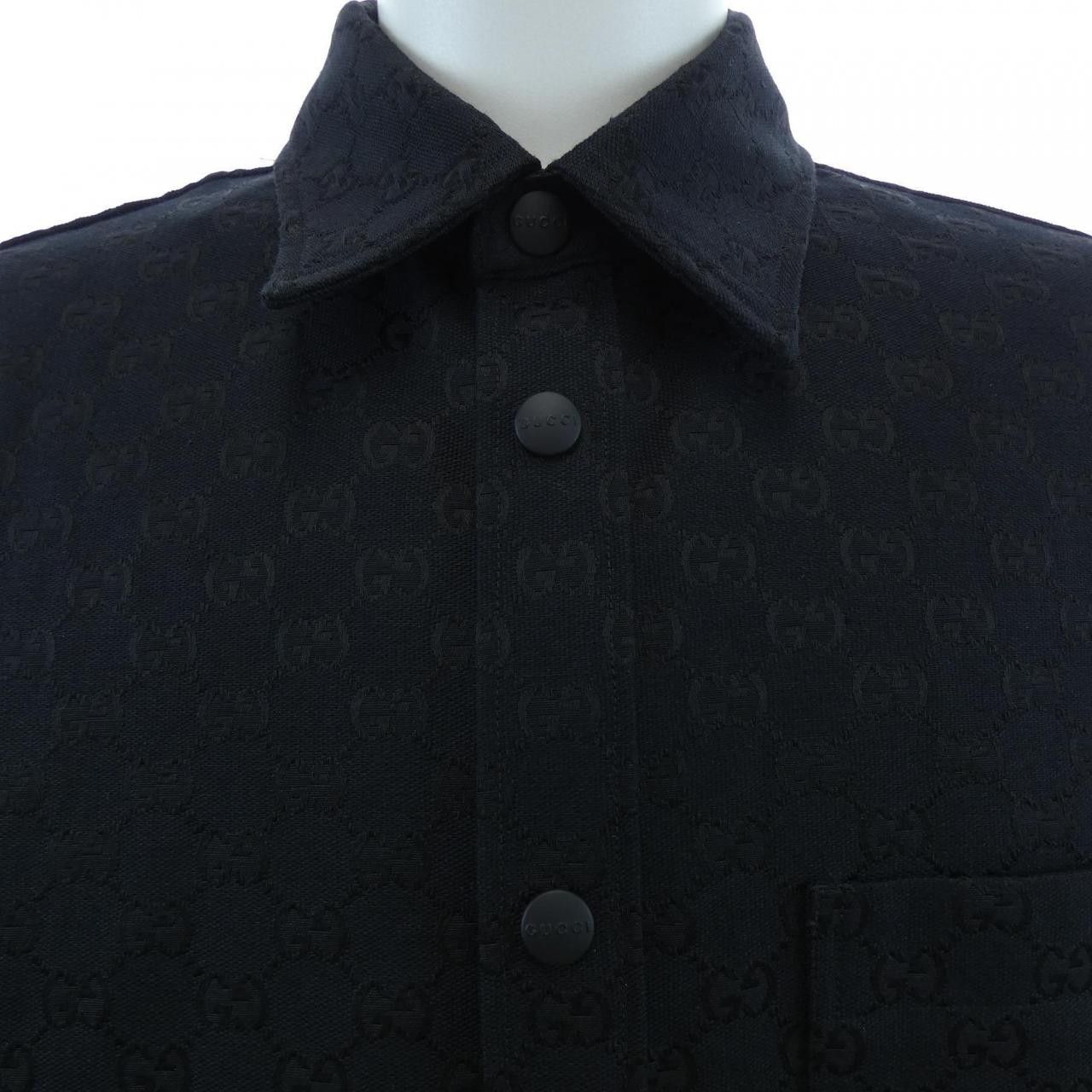 Gucci Gucci Gucci GG Canvas Shirt Textile Dress Shirt 838551 ZAF4S DUTY FREE for USA Size ONE SIZE - 5 Thumbnail
