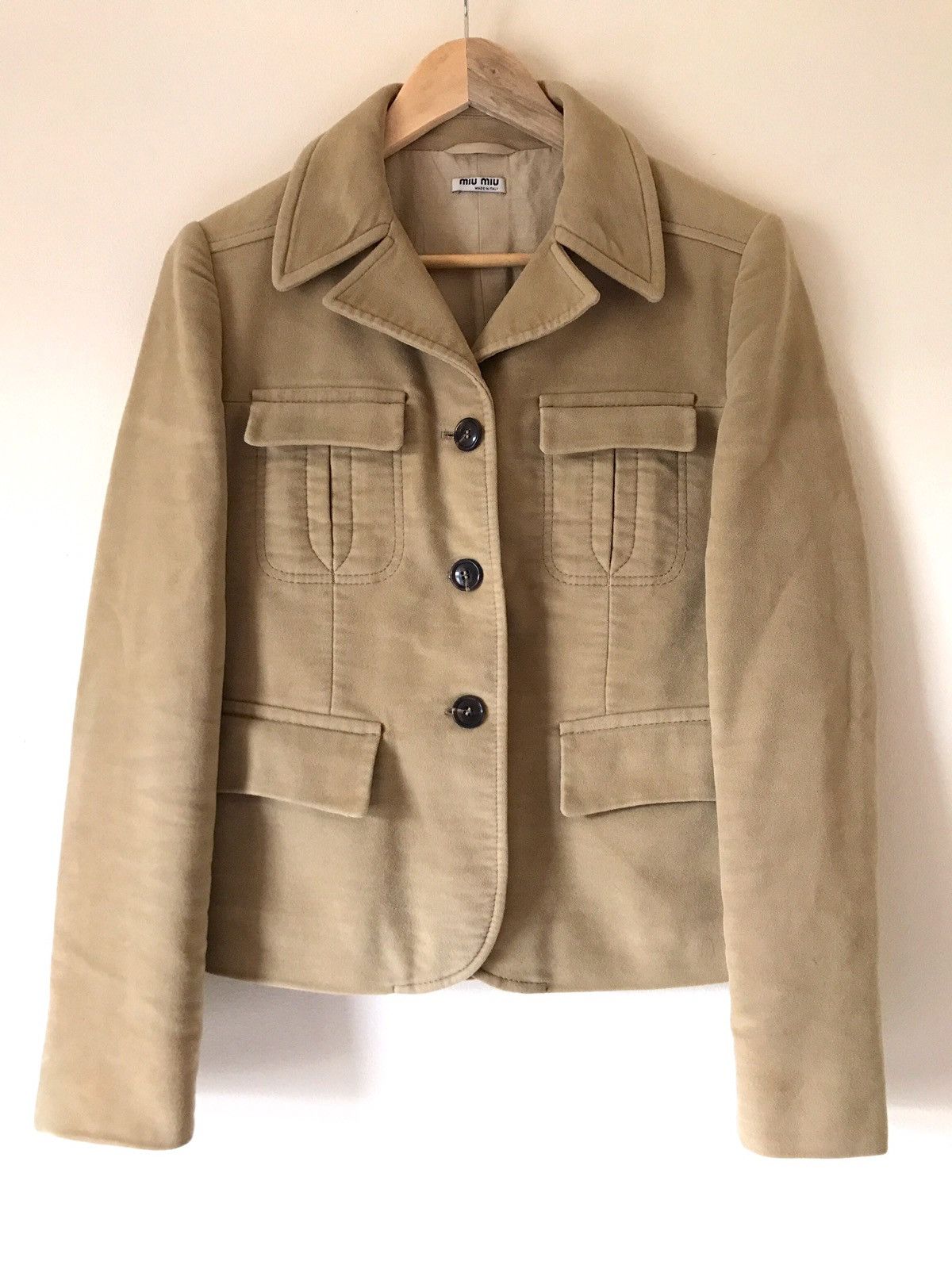 Miu Miu Vintage Moleskin Western Jacket Prada Era | Grailed