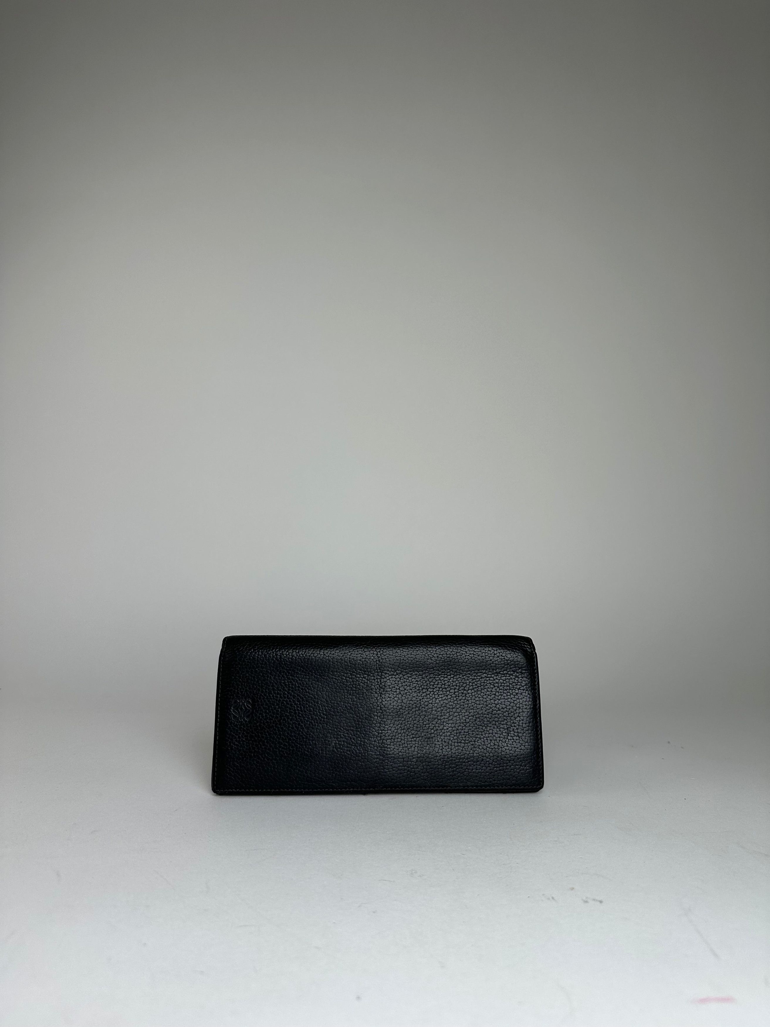 Loewe Vintage Madrid Grained Leather Long Wallet Black Size ONE SIZE - 10 Thumbnail