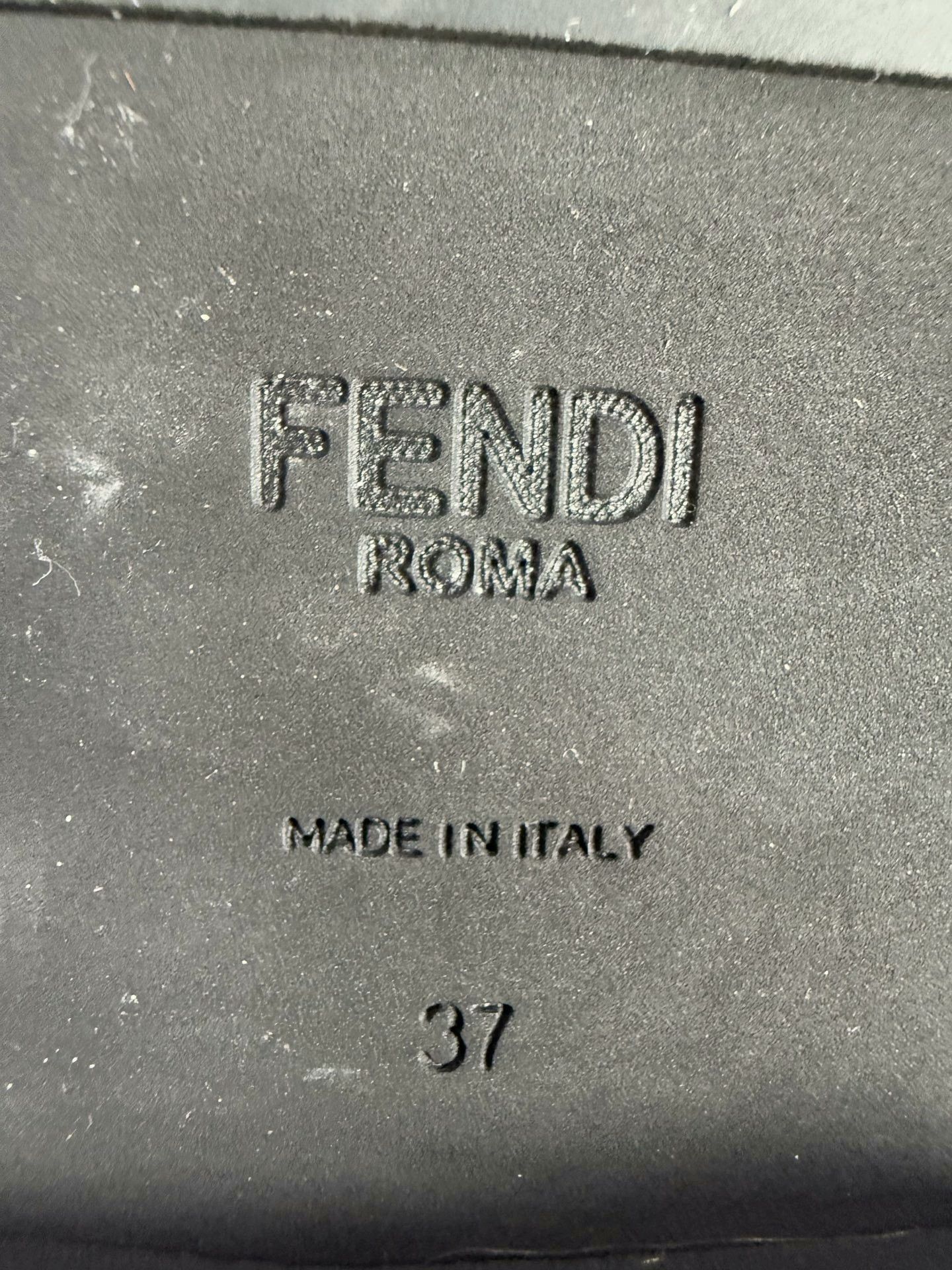 Fendi Fendi Black Logo Short Boots Size 37 Size US 6 / IT 36 - 5 Thumbnail