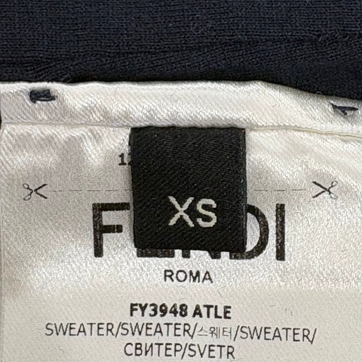 Fendi Fendi Black Corduroy Zip Hoodie Size XS / US 0-2 / IT 36-38 - 5 Thumbnail