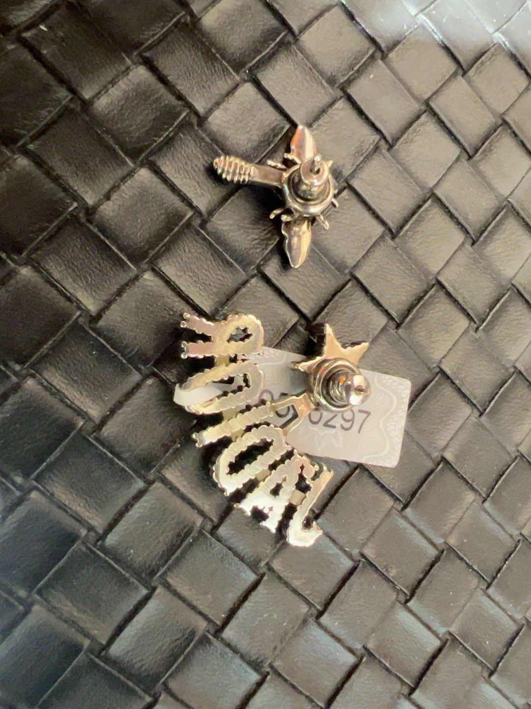 Dior Dior DIOR Bee Diamond Asymmetric Earrings Size ONE SIZE - 6 Thumbnail