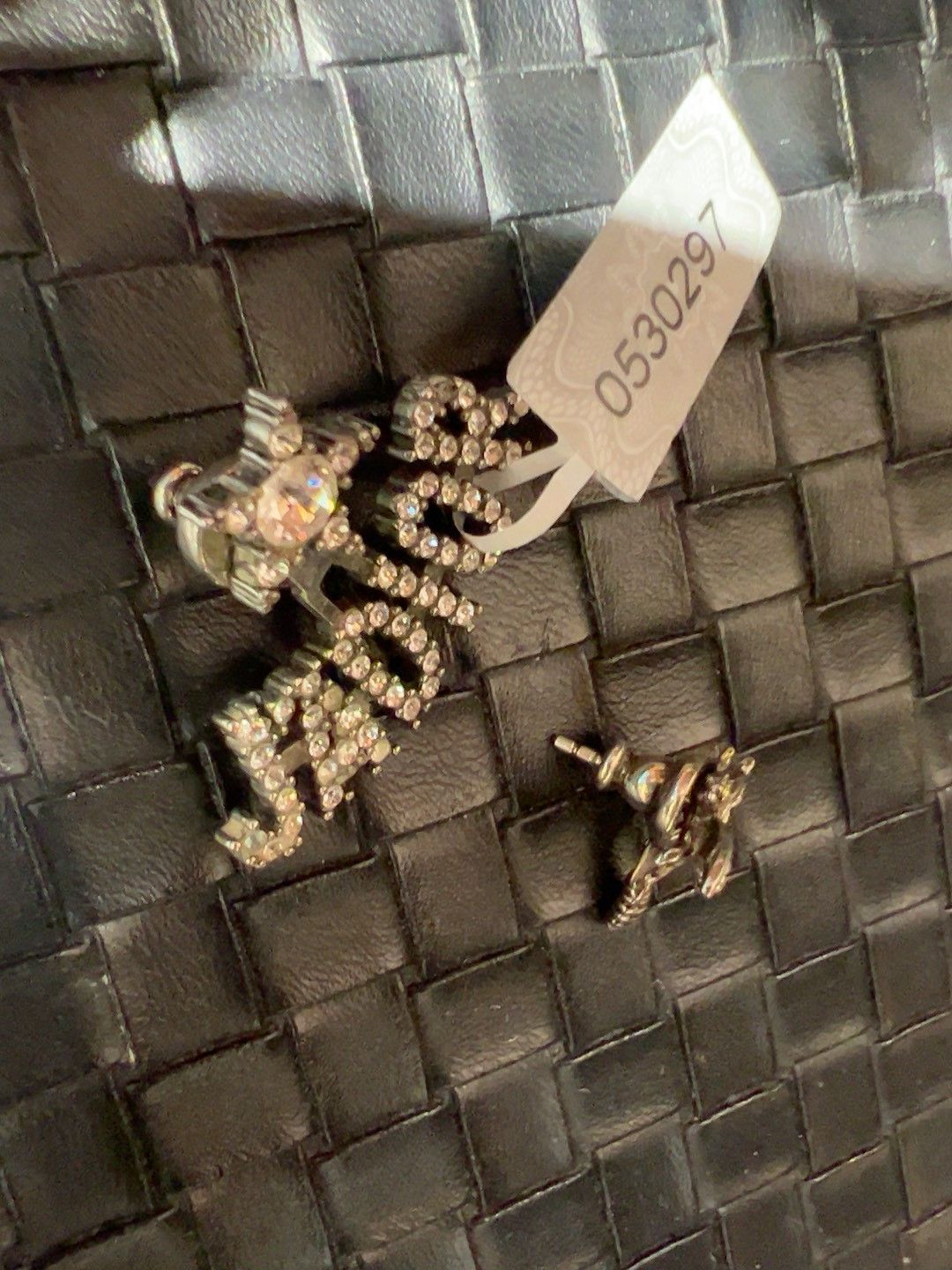Dior Dior DIOR Bee Diamond Asymmetric Earrings Size ONE SIZE - 7 Thumbnail