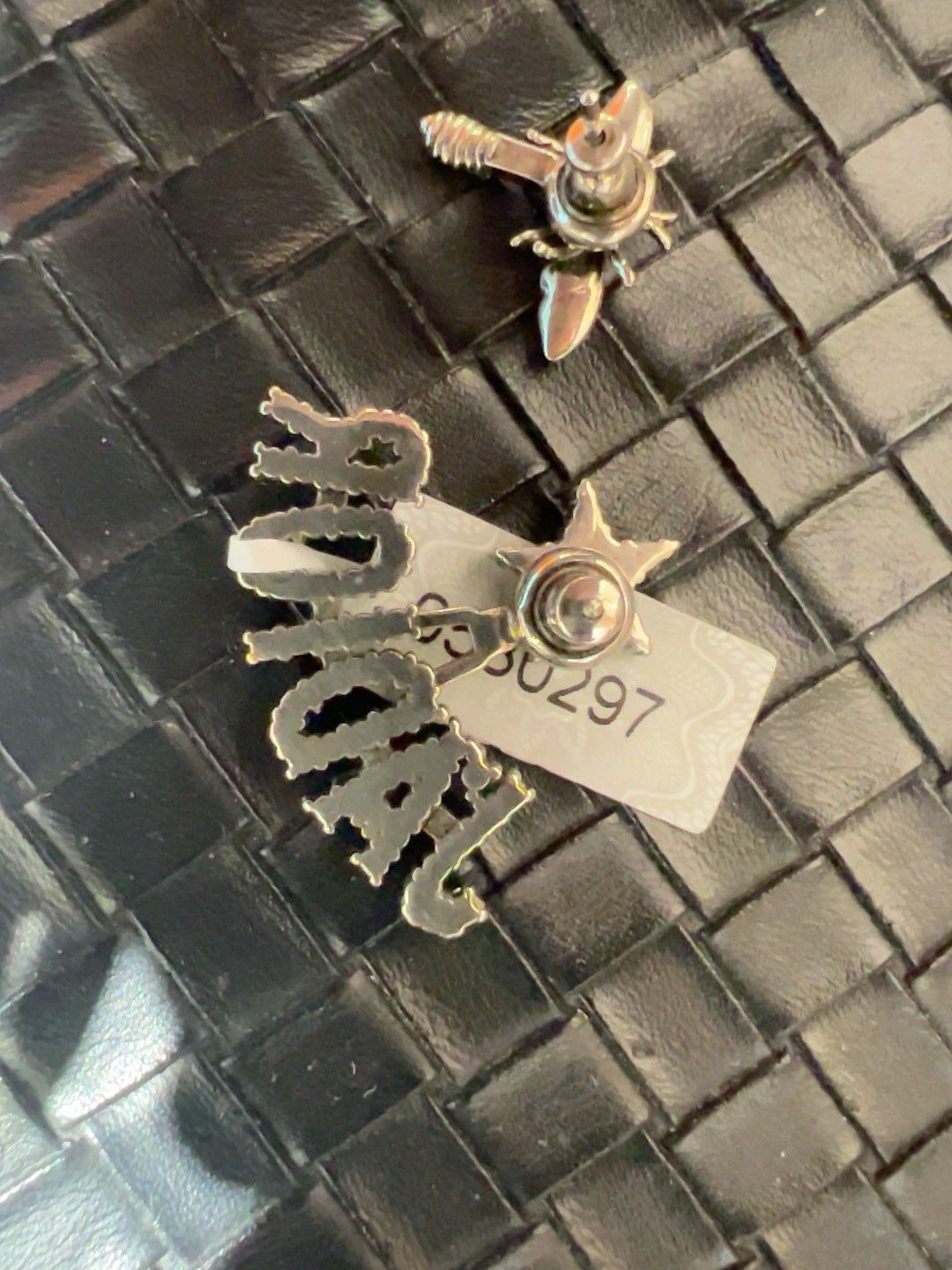 Dior Dior DIOR Bee Diamond Asymmetric Earrings Size ONE SIZE - 5 Thumbnail