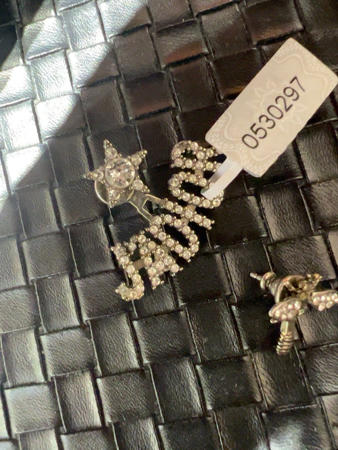 Dior Dior DIOR Bee Diamond Asymmetric Earrings Size ONE SIZE - 8 Thumbnail