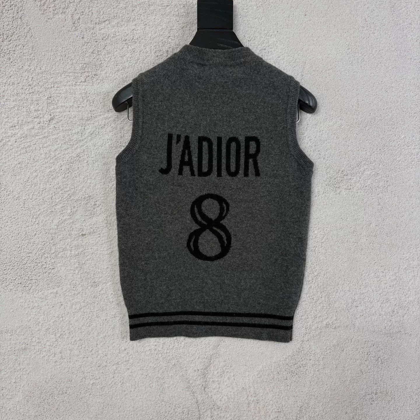 Dior Dior Charcoal Cashmere Knit Vest Size XXS / US 00 / IT 34 - 2 Thumbnail