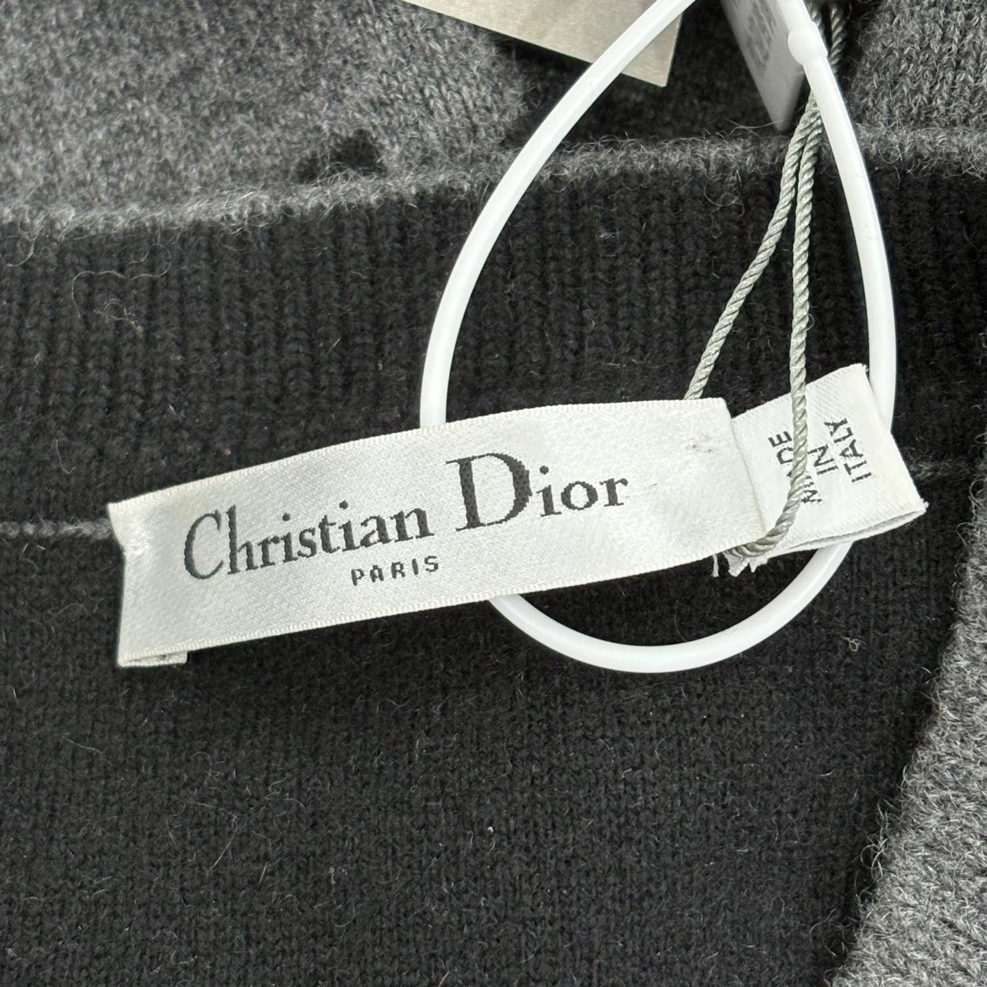 Dior Dior Charcoal Cashmere Knit Vest Size XXS / US 00 / IT 34 - 3 Thumbnail