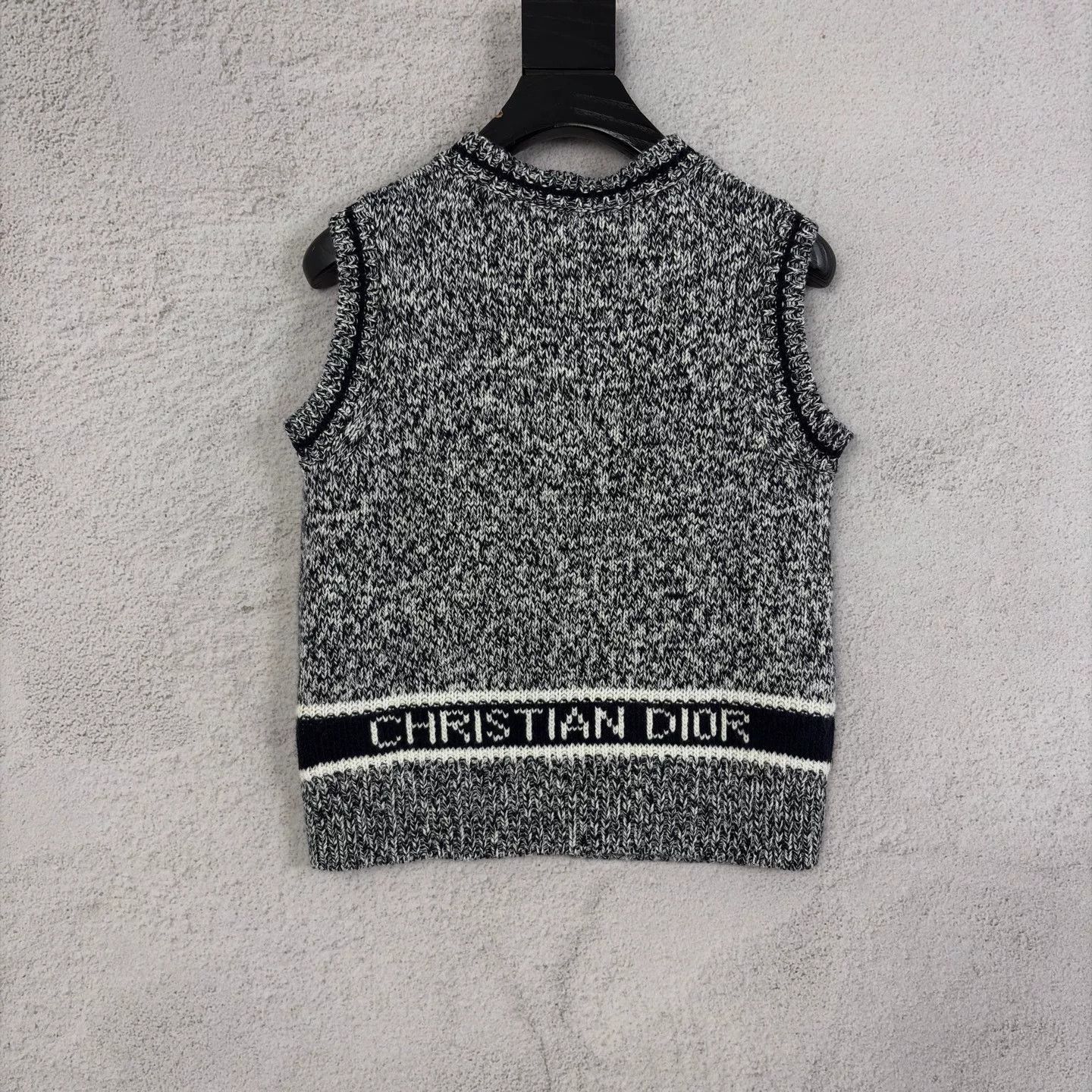 Dior Dior Gray Cashmere Sleeveless Vest Size XS / US 0-2 / IT 36-38 - 2 Thumbnail