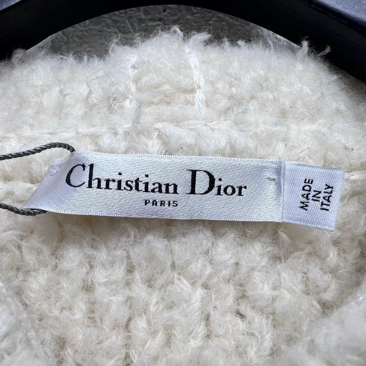 Dior Dior FW22 Logo Print Hooded Teddy Sweater Size S / US 4 / IT 40 - 3 Thumbnail
