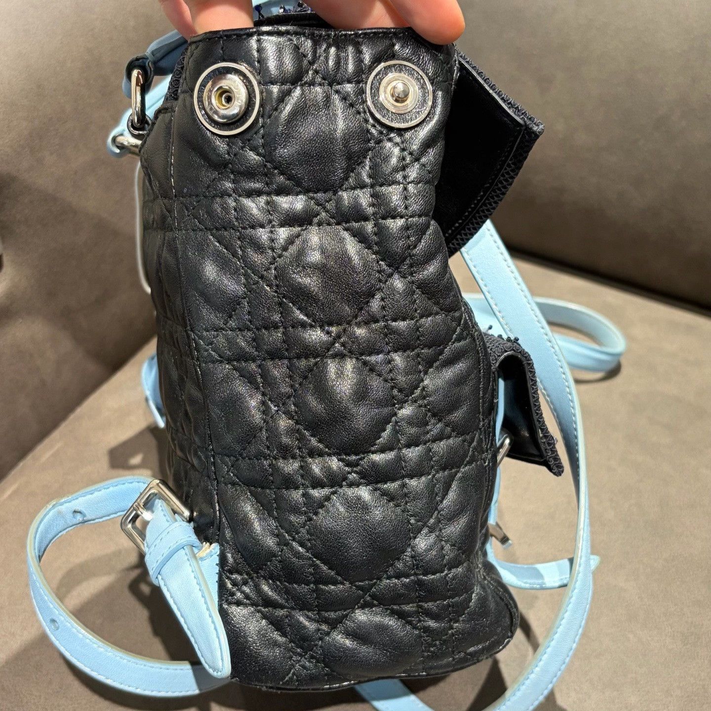 Dior Dior Star Studded Quilted Backpack Size ONE SIZE - 4 Thumbnail